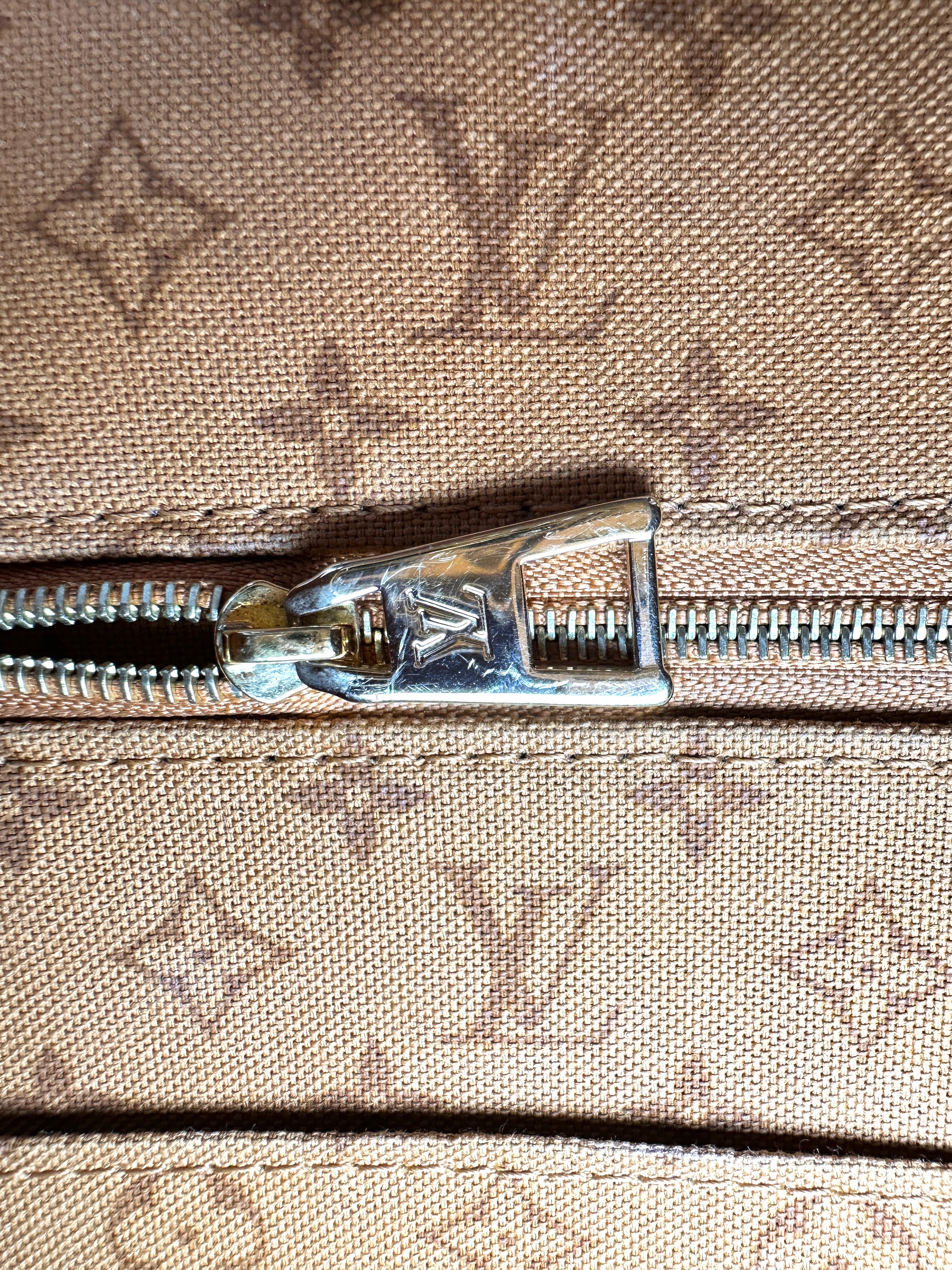 Louis Vuitton Crafty Caramel/White Gaint Monogram Canvas Tote Bag LV3063