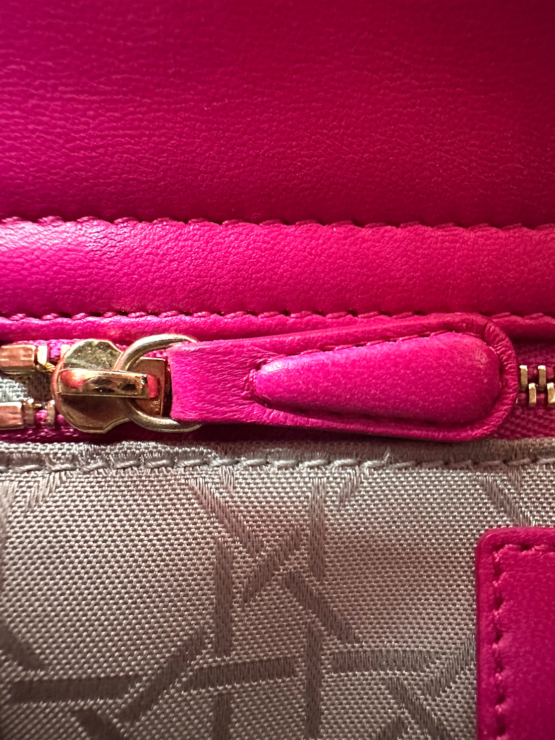 Christian Dior Lady Dior Pink Cannage Lambskin Handle Bag With Gold Charms DR810