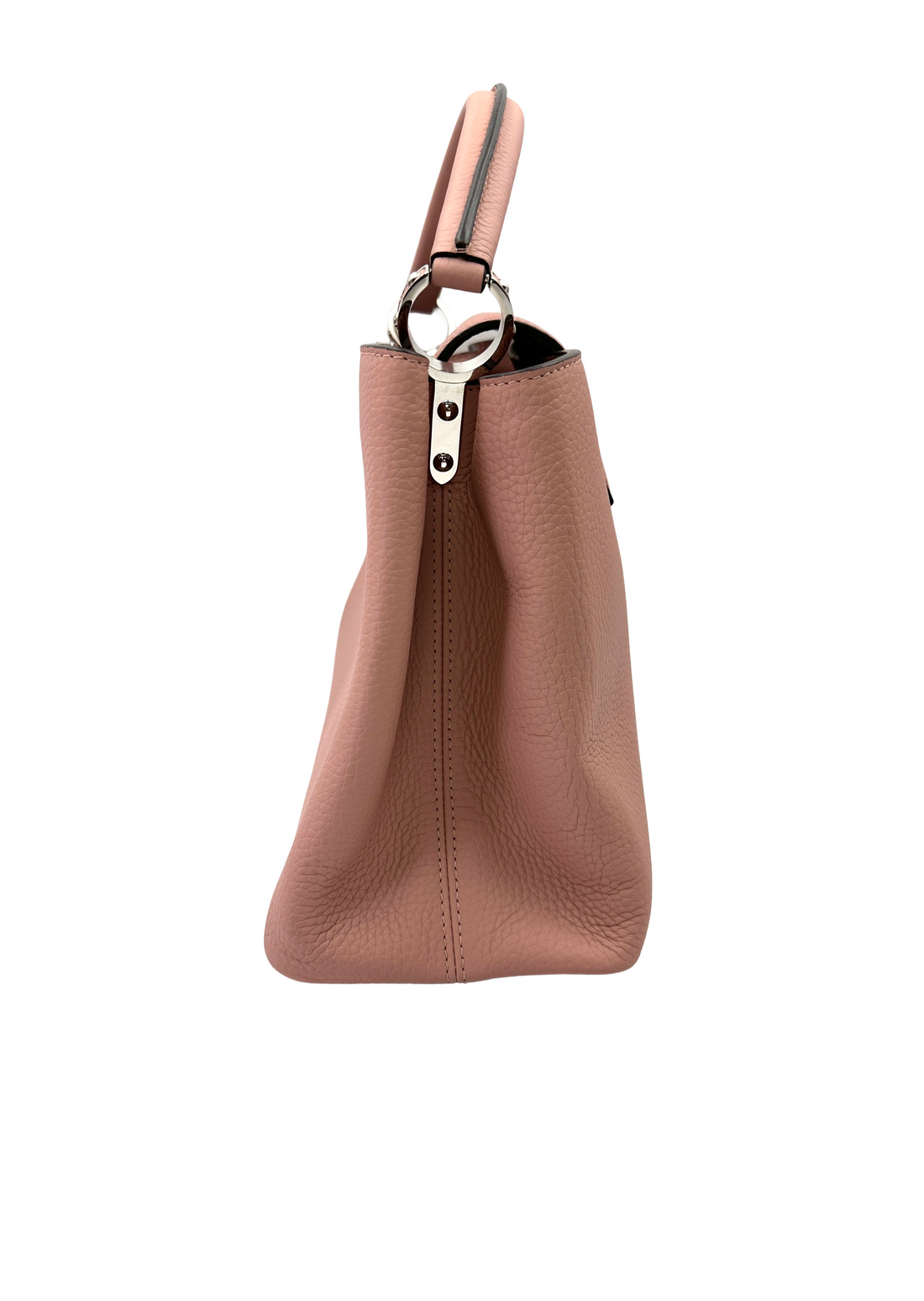 Louis Vuitton Capucines GM Pink Taurillon Leather Handle Bag LV3060