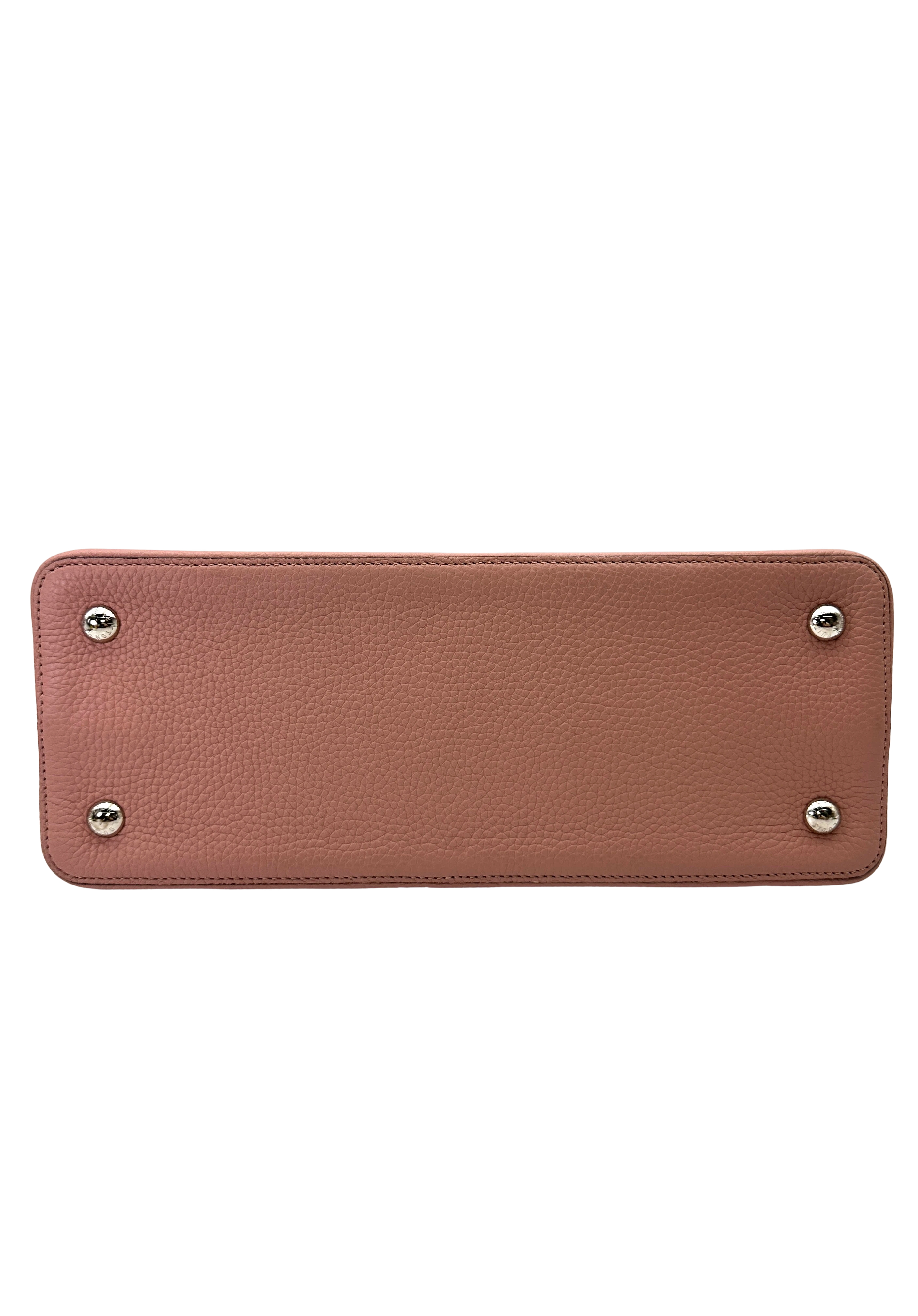 Louis Vuitton Capucines GM Pink Taurillon Leather Handle Bag LV3060