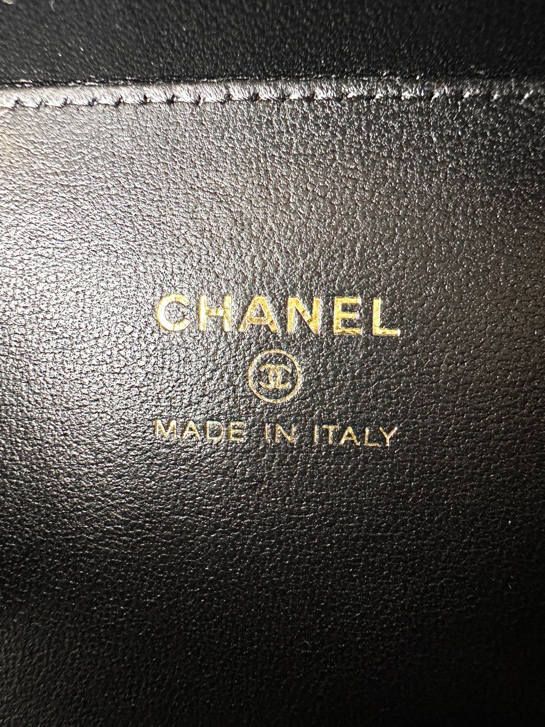 Chanel Black Quilted Leather Top Handle Vanity Case With Gold Hardware(CC***T2) CC2206