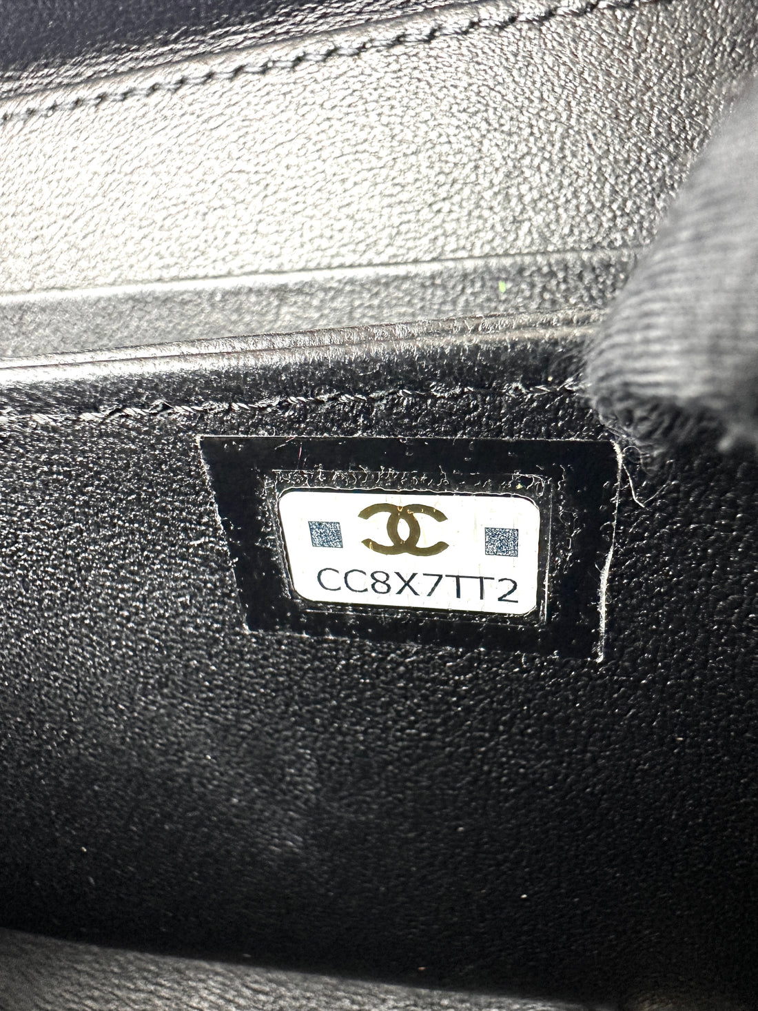 Chanel Black Quilted Leather Top Handle Vanity Case With Gold Hardware(CC***T2) CC2206