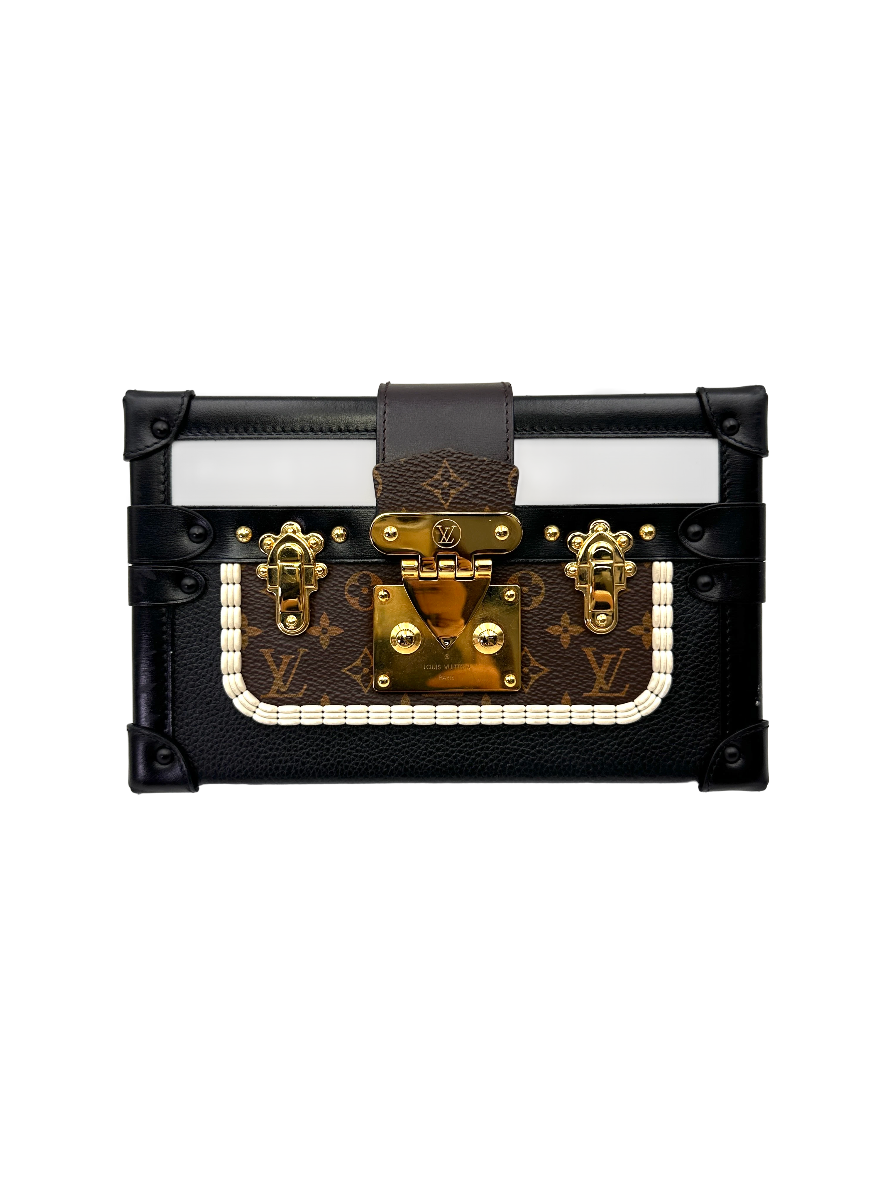 Louis Vuitton Petite Malle Multicolor Monogram Canvas Shoulder Bag LV3065