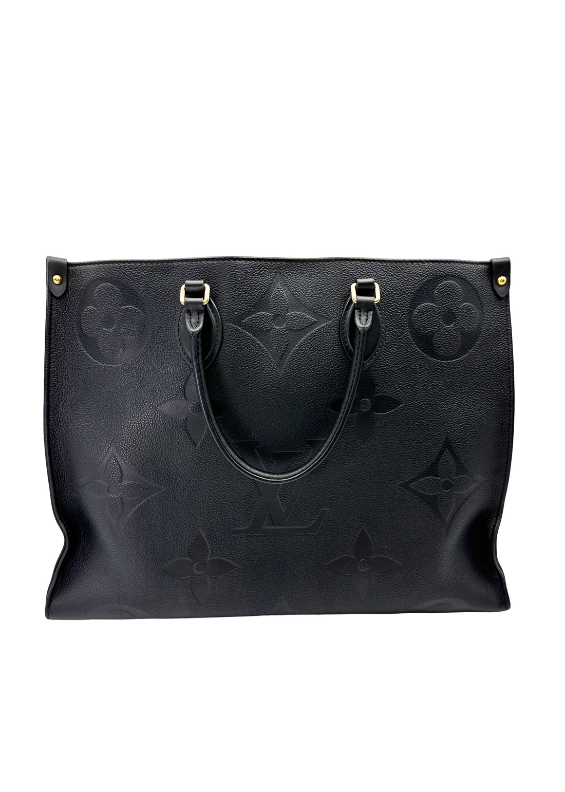 Louis Vuitton Onthego GM Black Empreinte Leather Handle Bag LV3069