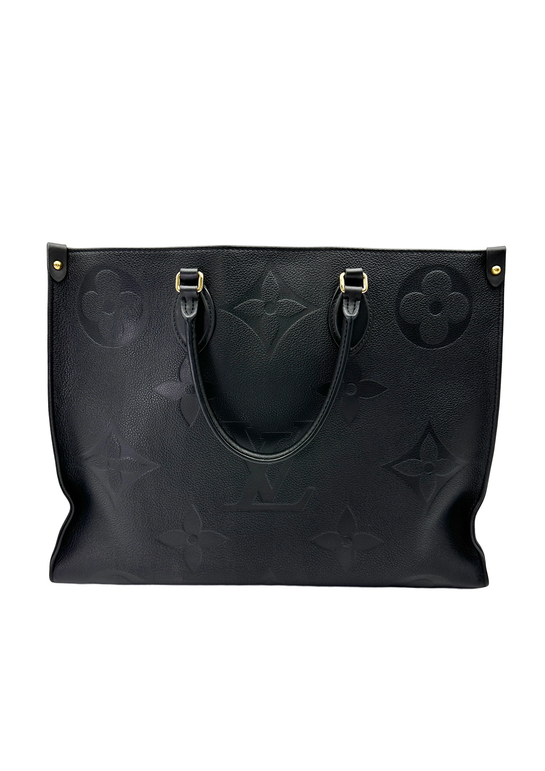 Louis Vuitton Onthego GM Black Empreinte Leather Handle Bag LV3069