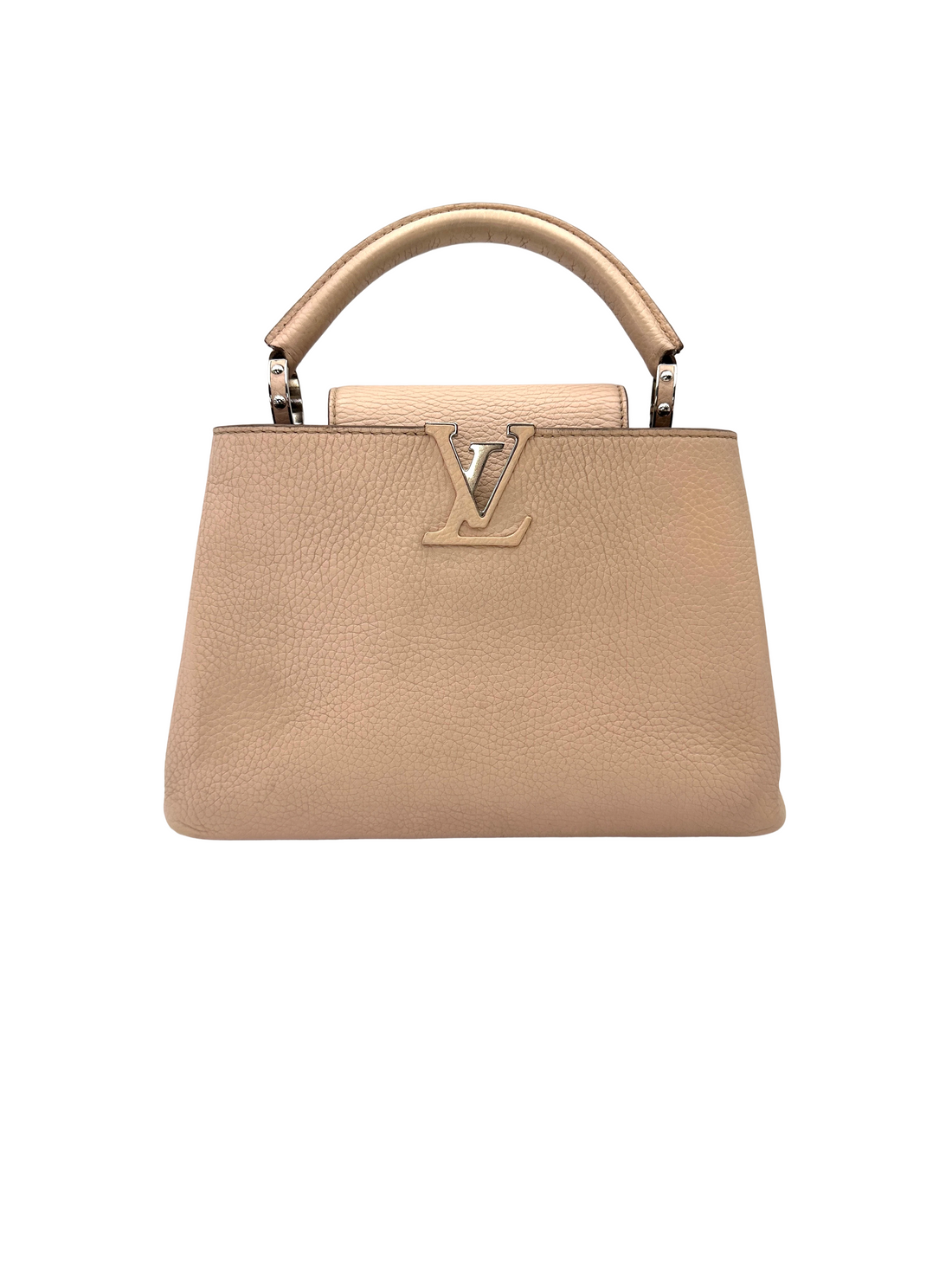 Louis Vuitton Capucines BB Beige Taurillon Leather Handle Bag LV3072