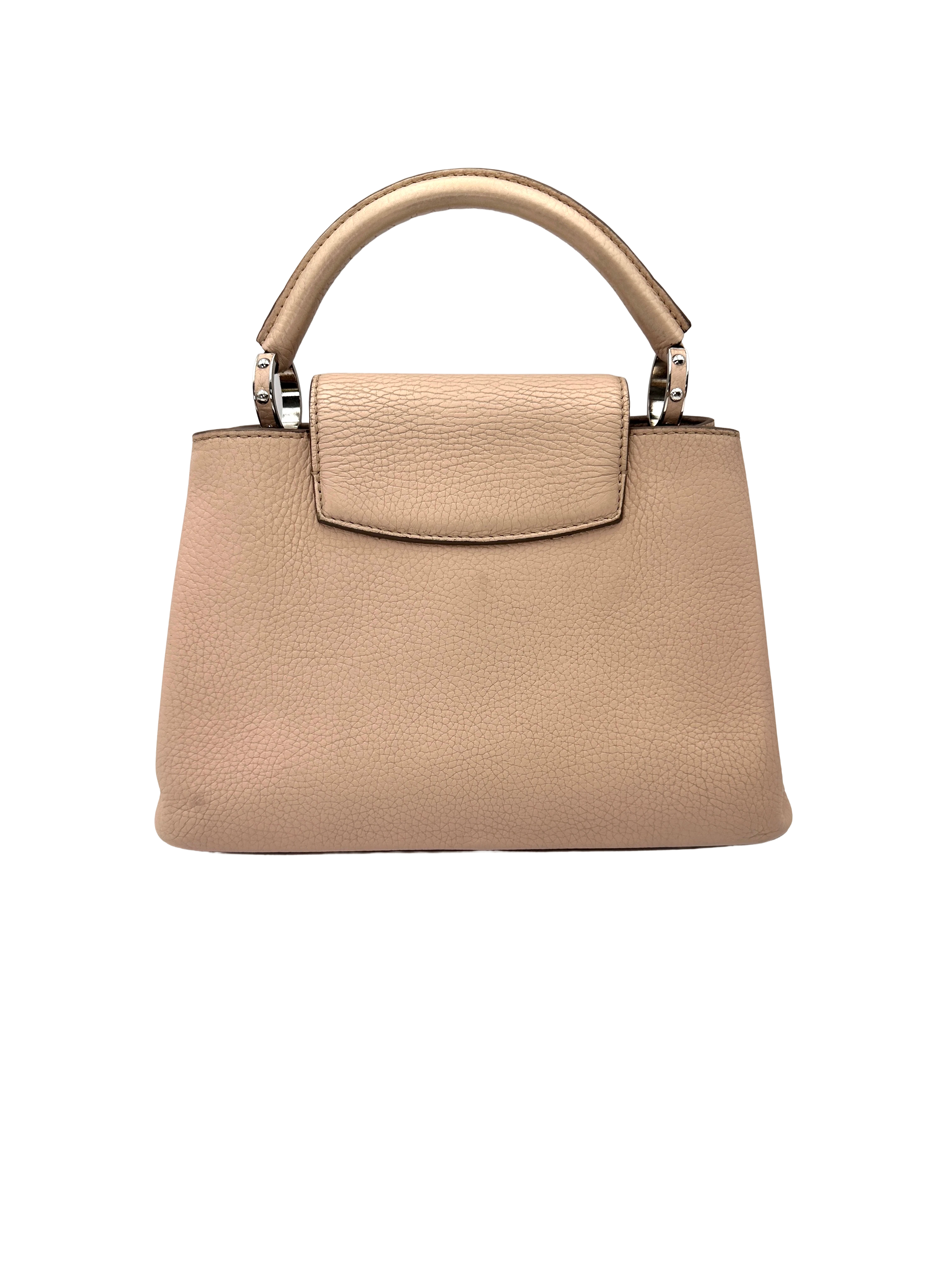 Louis Vuitton Capucines BB Beige Taurillon Leather Handle Bag LV3072