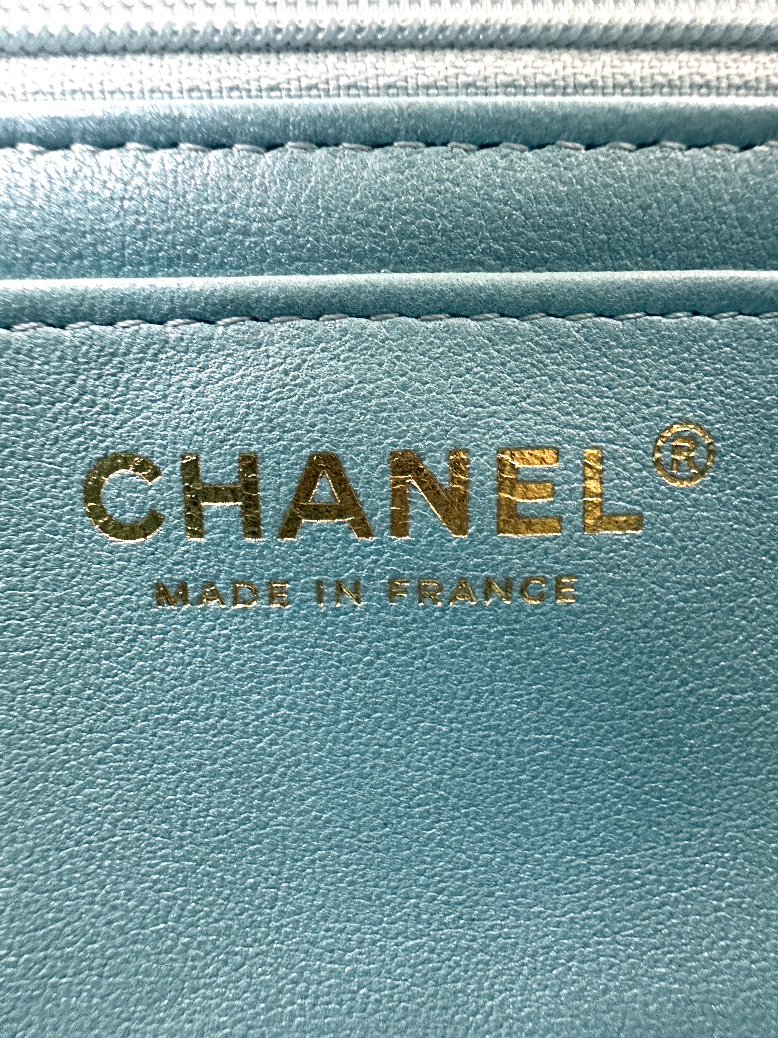 Chanel 24P Classic Flap Tie Dye Ombre Quilted Leather Mini Rectangular Flap Bag(HU***4J) CC2208
