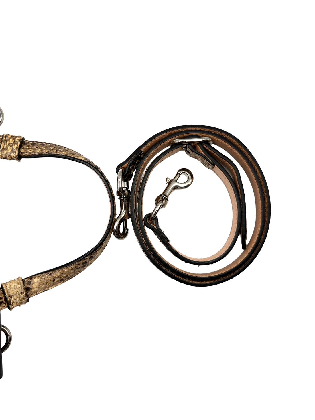 Gucci Bamboo Daily Python Leather Handle Bag GG1351