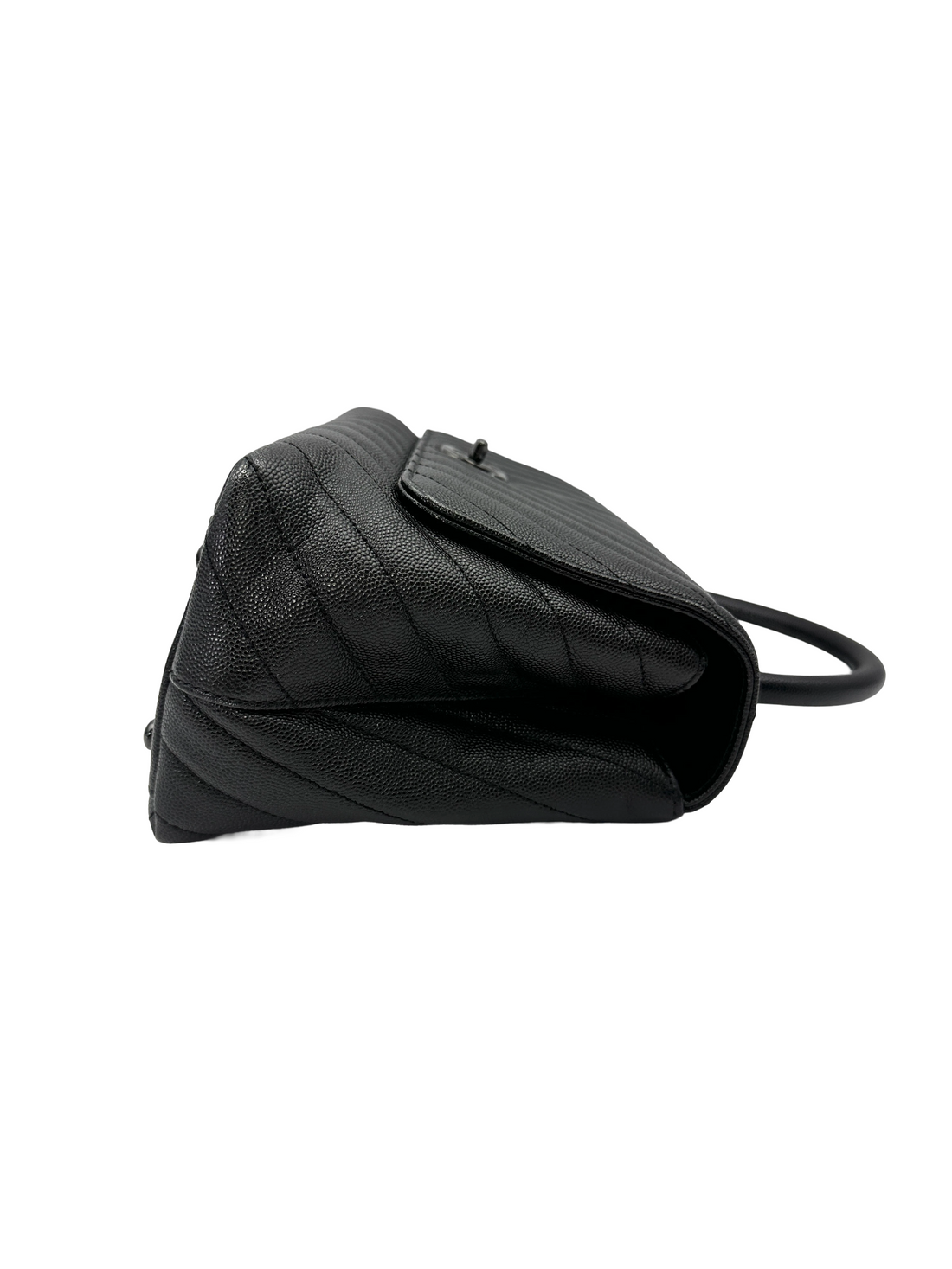 Chanel CoCo Handle So Black Quilted Calfskin Medium Size Shoulder Bag(26***62) CC2210