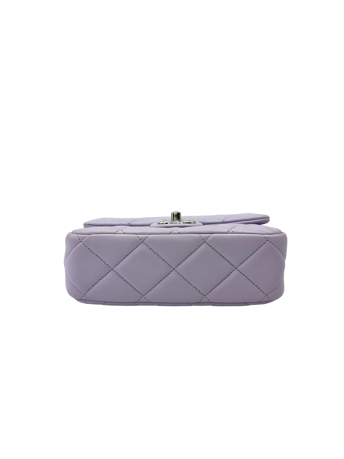 Chanel 21K Iridescent Purple Quilted Leather Chain Shoulder Bag(NN***A3) CC2204