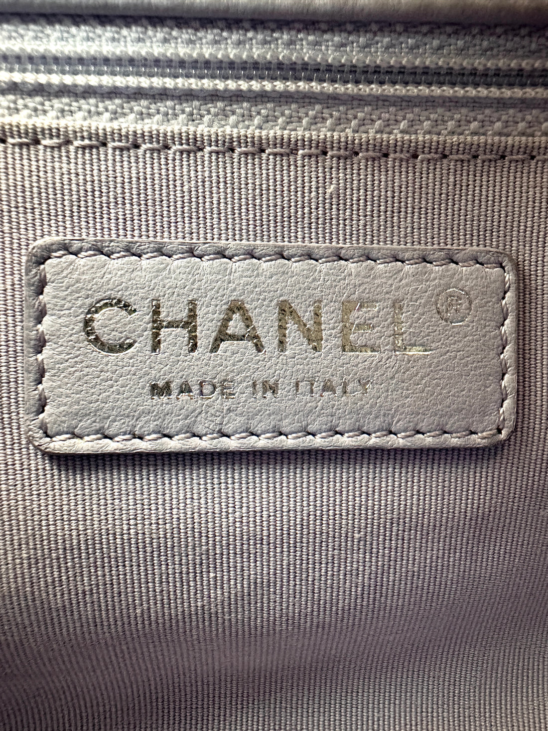 Chanel 21K Iridescent Purple Quilted Leather Chain Shoulder Bag(NN***A3) CC2204