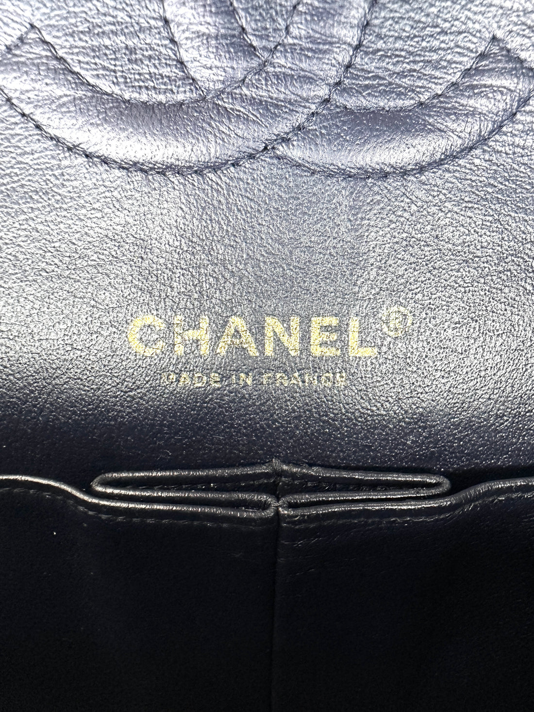 Chanel Classic Flap Black Quilted Lambskin Medium Size Shoulder Bag With Gold Buckle(20***18) CC2205