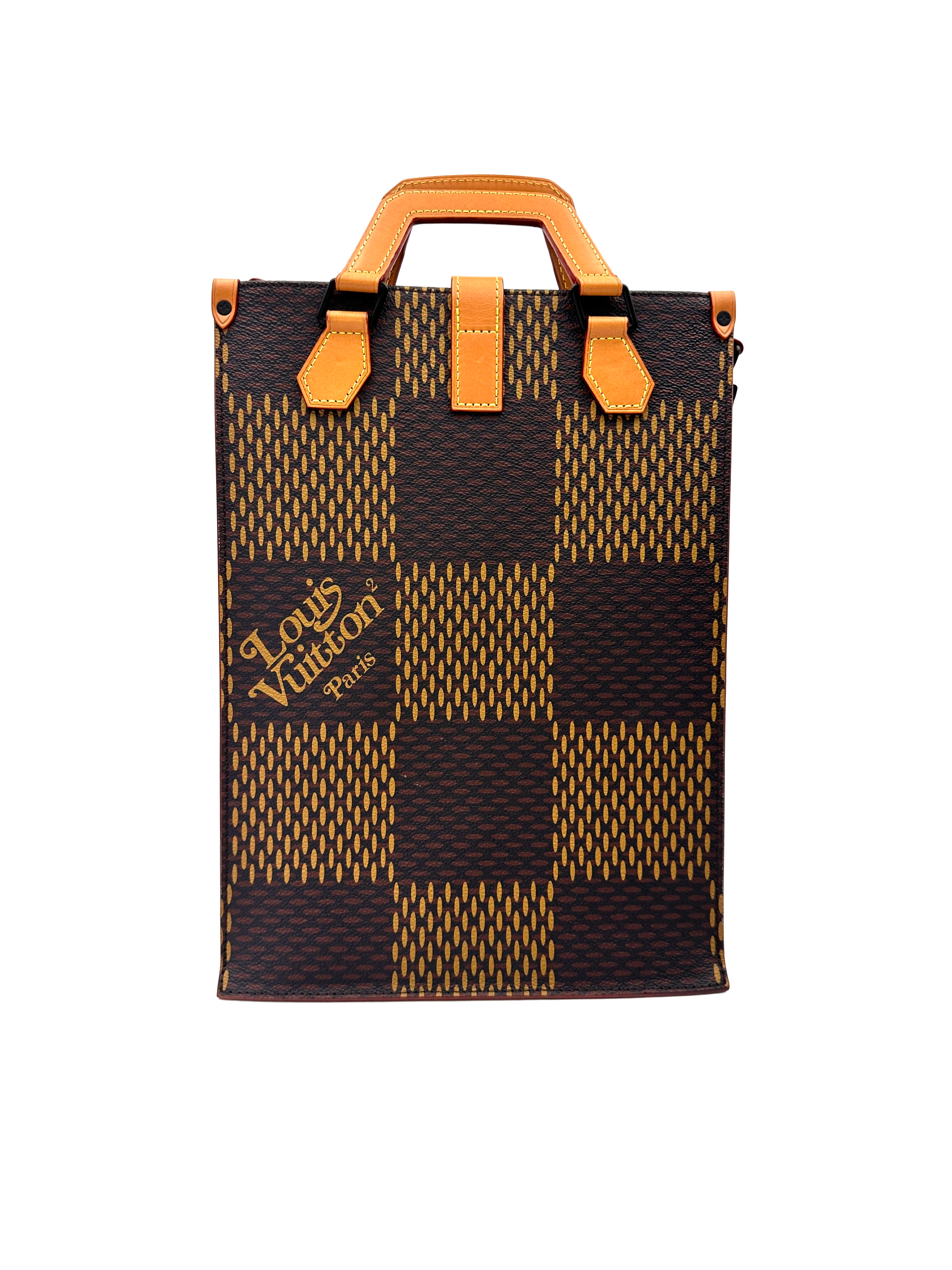 Louis Vuitton x Nigo Giant Damier Ebene Monogram Tote Bag IRIS252