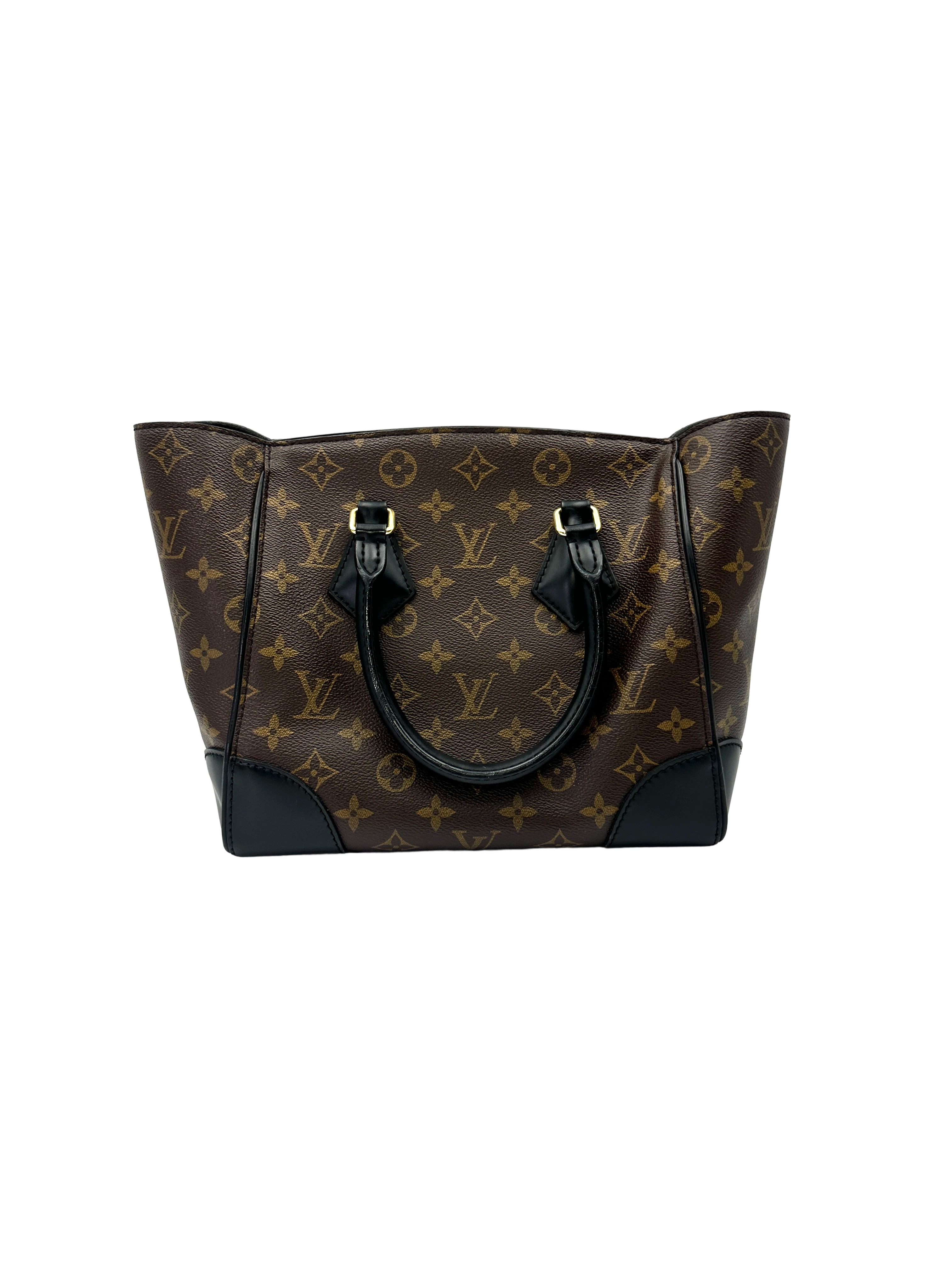 Louis Vuitton Phenix Monogram Canvas & Black Leather Handle Bag LV3070