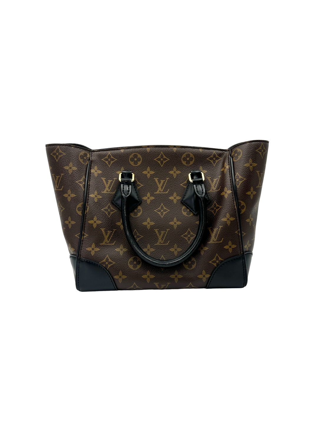Louis Vuitton Phenix Monogram Canvas & Black Leather Handle Bag LV3070