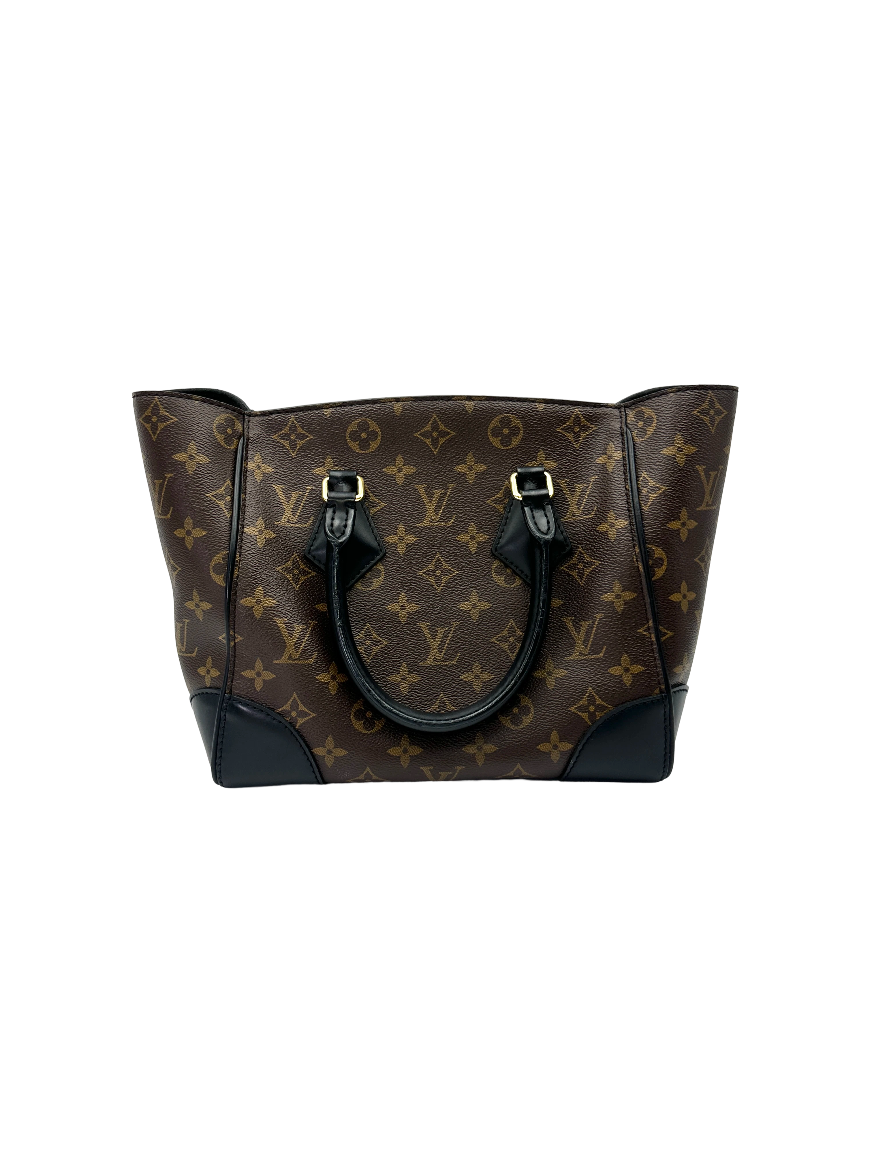 Louis Vuitton Phenix Monogram Canvas & Black Leather Handle Bag LV3070