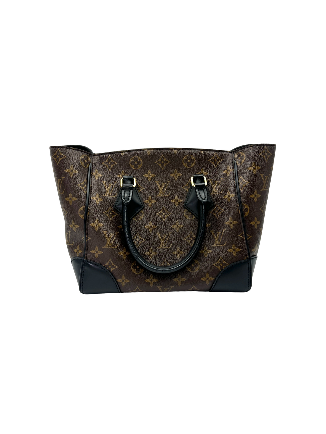 Louis Vuitton Phenix Monogram Canvas & Black Leather Handle Bag LV3070