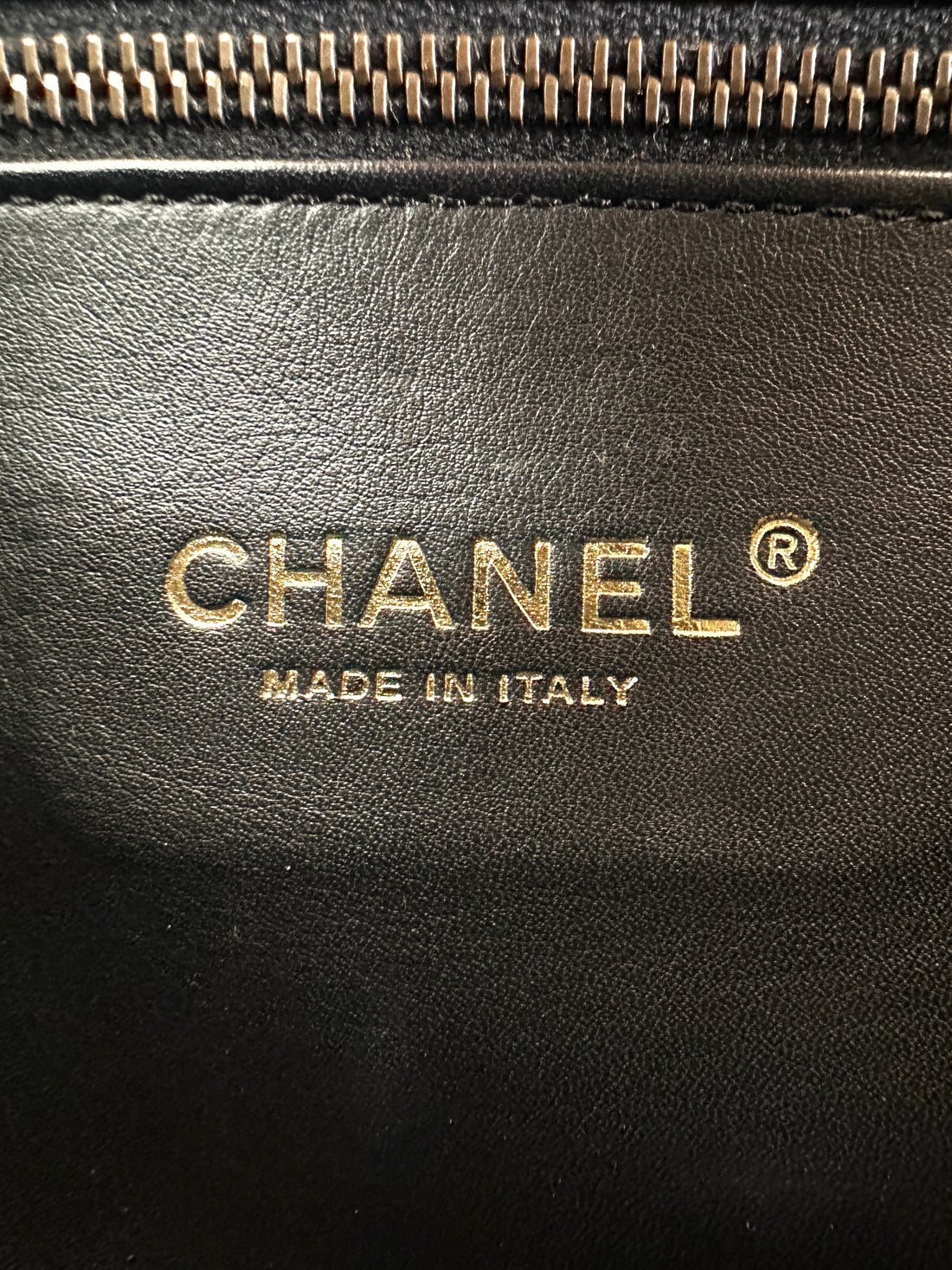 Chanel Black Lizard Leather Flap Bag With Gold Hardware(17***45) CC2213