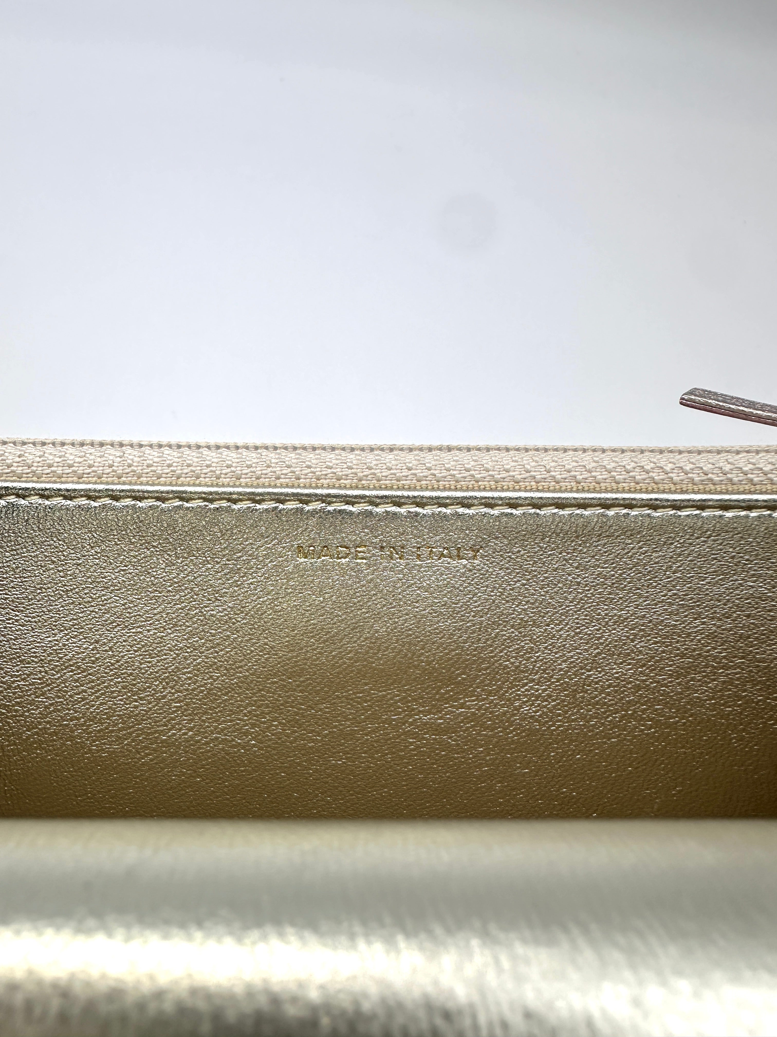 Chanel Classic Flap Iridescent Pink Quilted Leather Wallet On Chain(TG***5H) CC2219