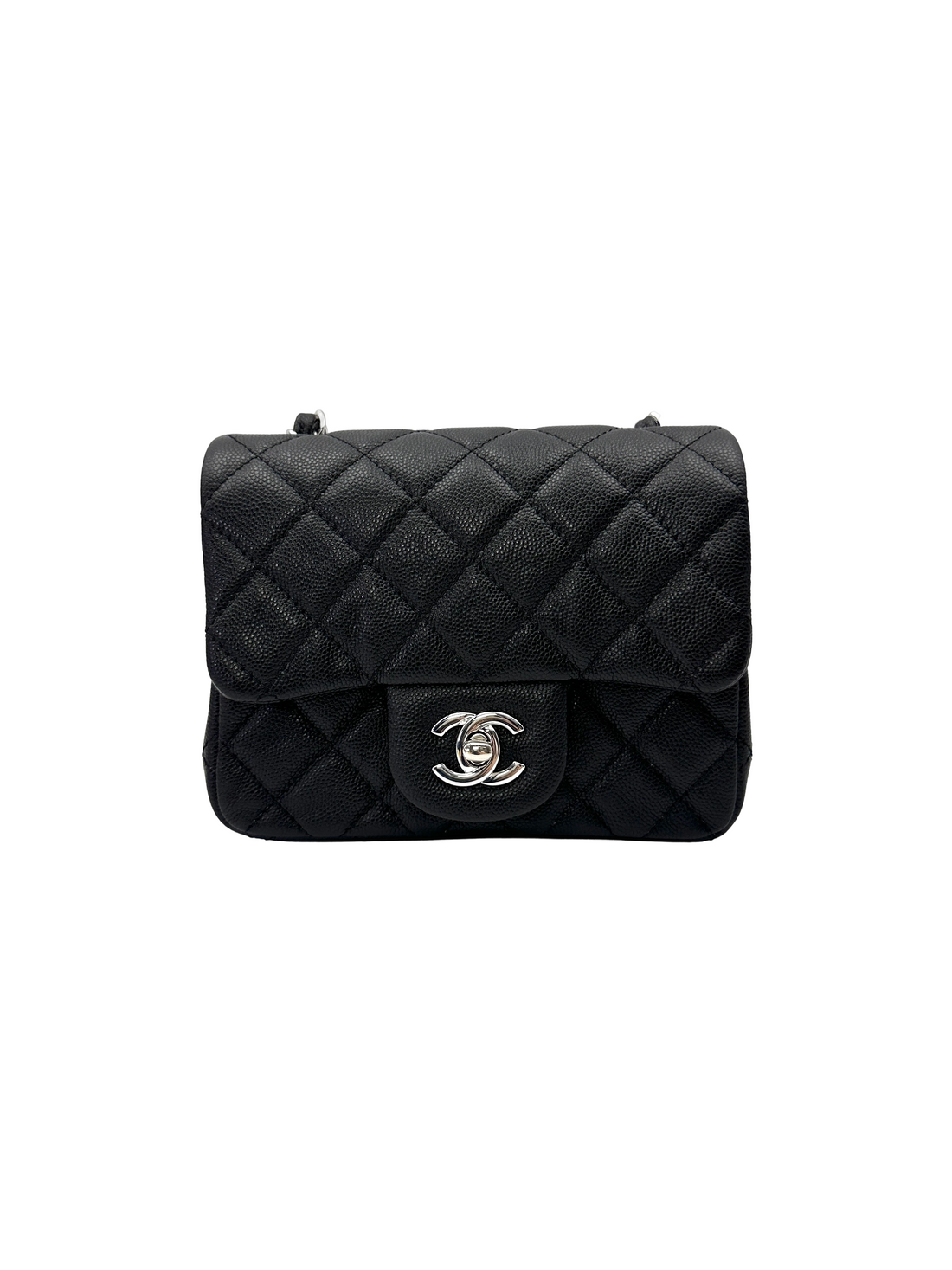 Chanel Classic Flap Black Quilted Leather Shoulder Bag(15***65) CC2216