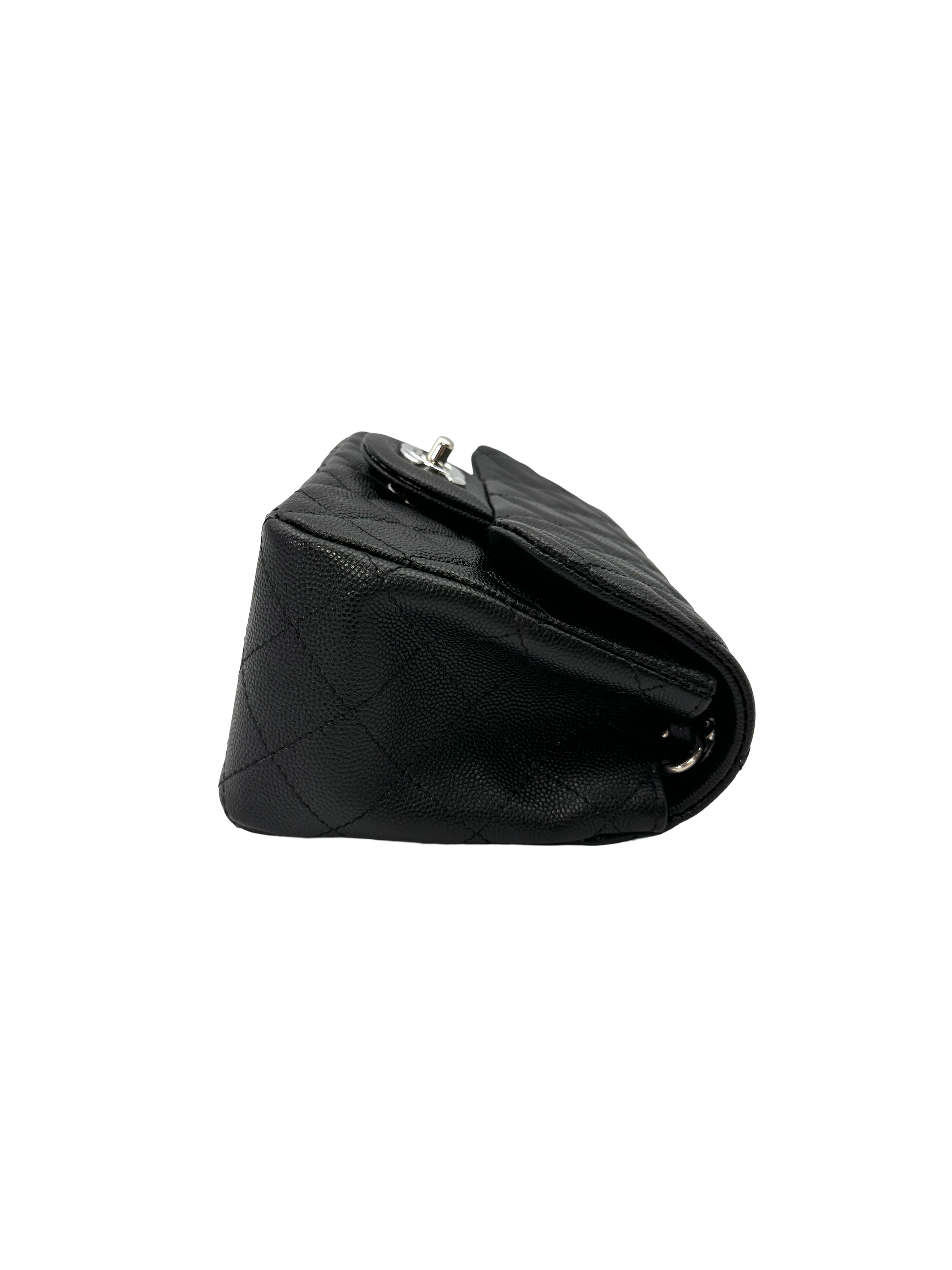 Chanel Classic Flap Black Quilted Leather Shoulder Bag(15***65) CC2216