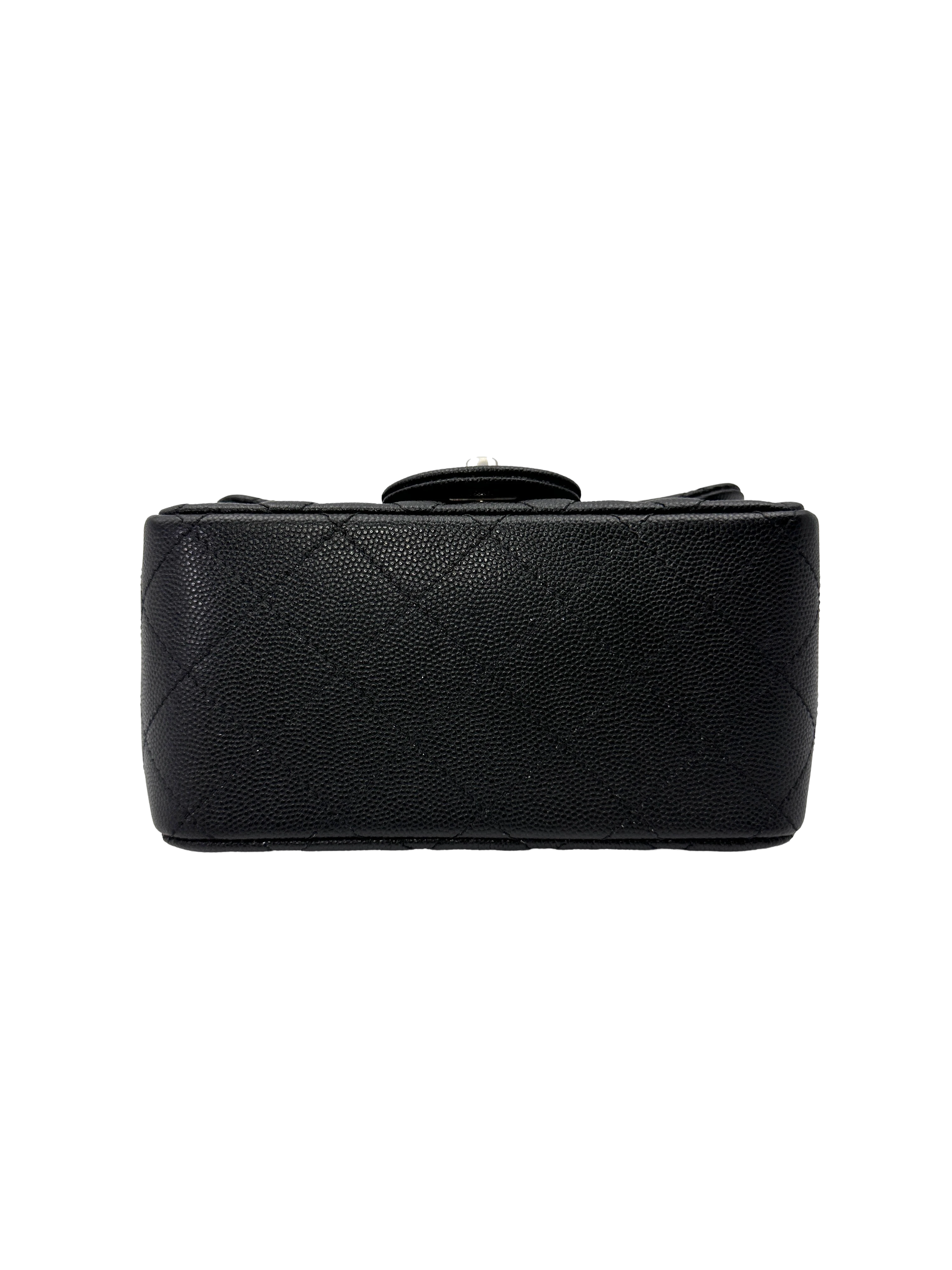 Chanel Classic Flap Black Quilted Leather Shoulder Bag(15***65) CC2216