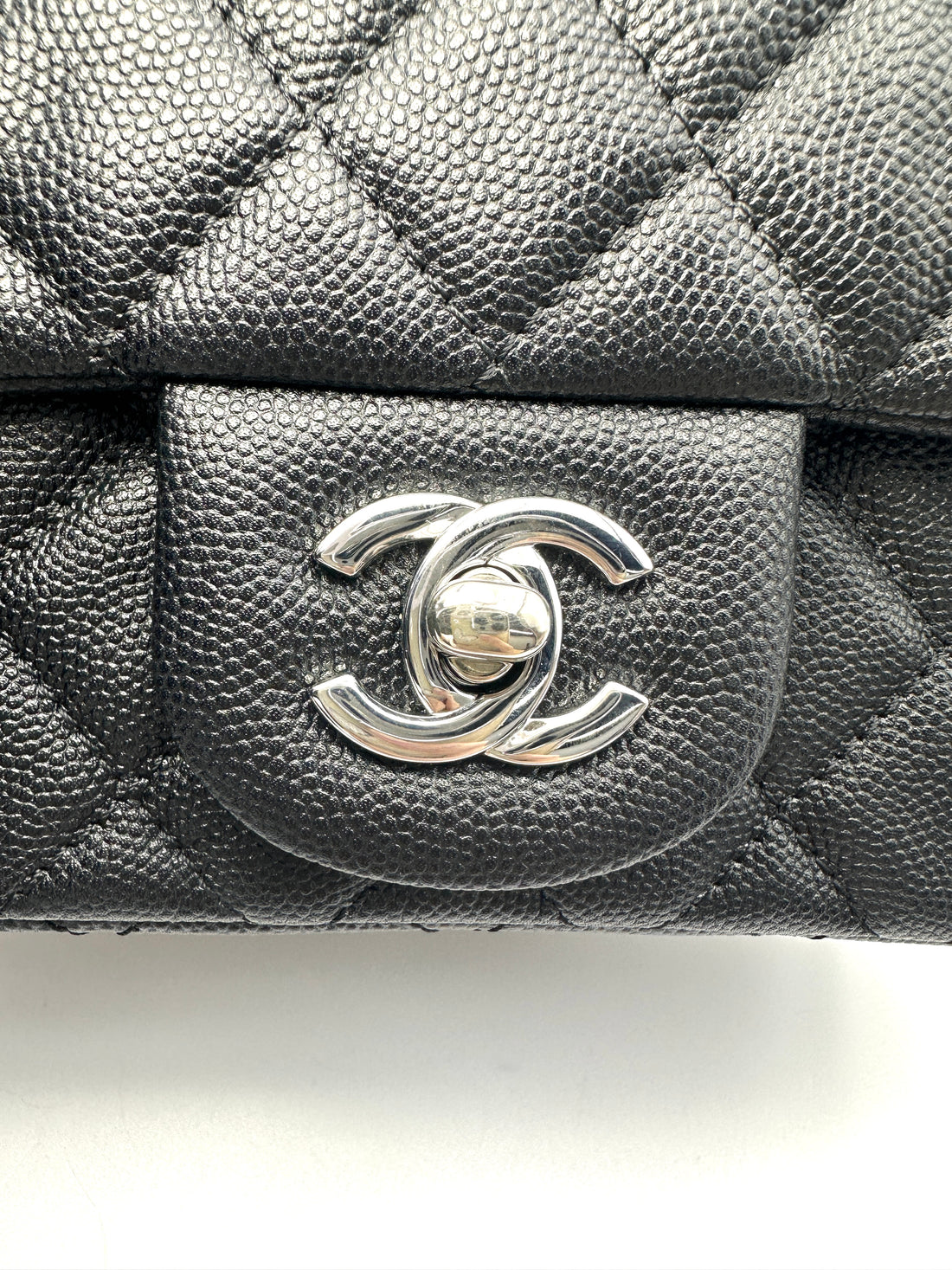 Chanel Classic Flap Black Quilted Leather Shoulder Bag(15***65) CC2216