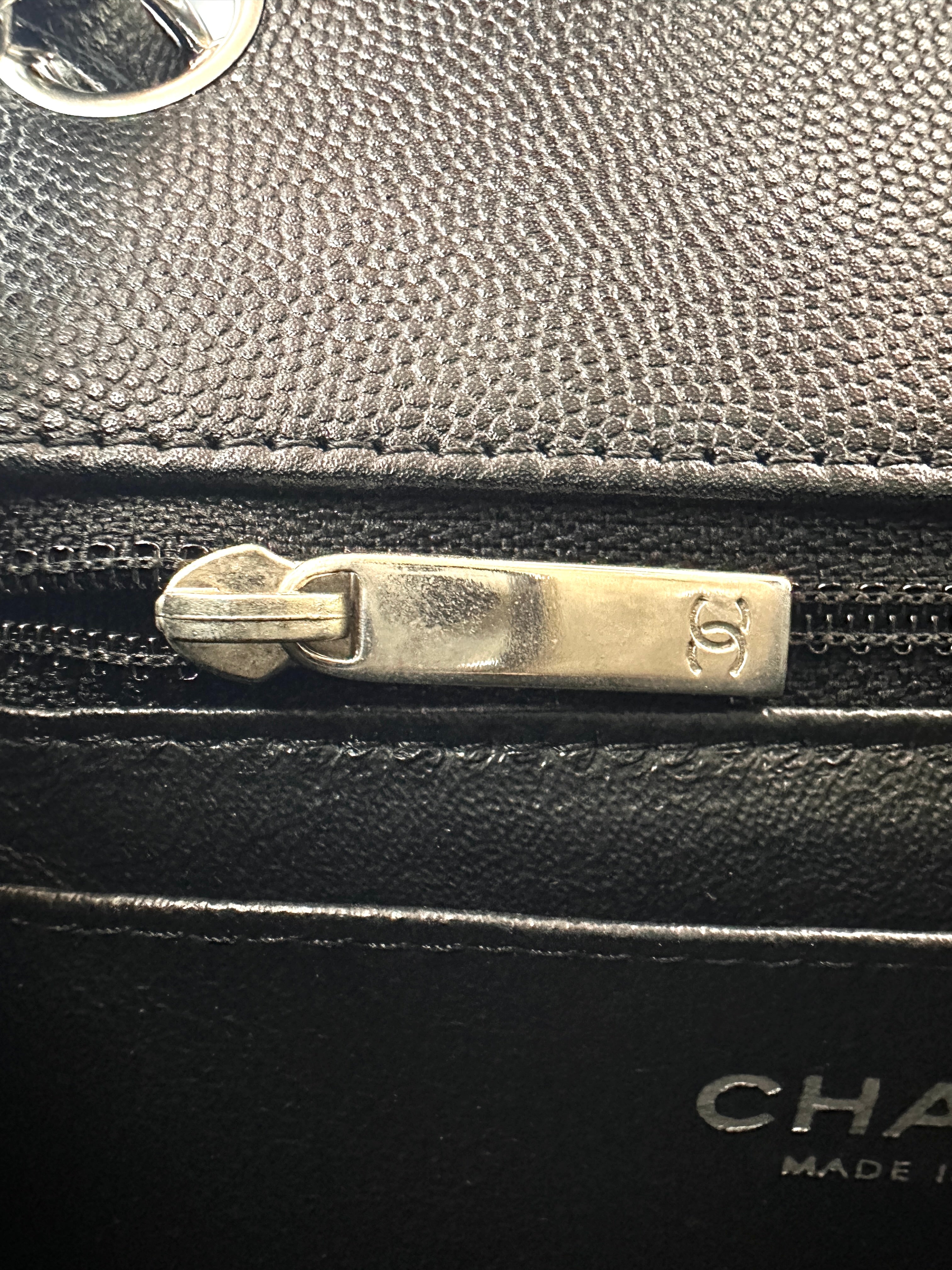 Chanel Classic Flap Black Quilted Leather Shoulder Bag(15***65) CC2216