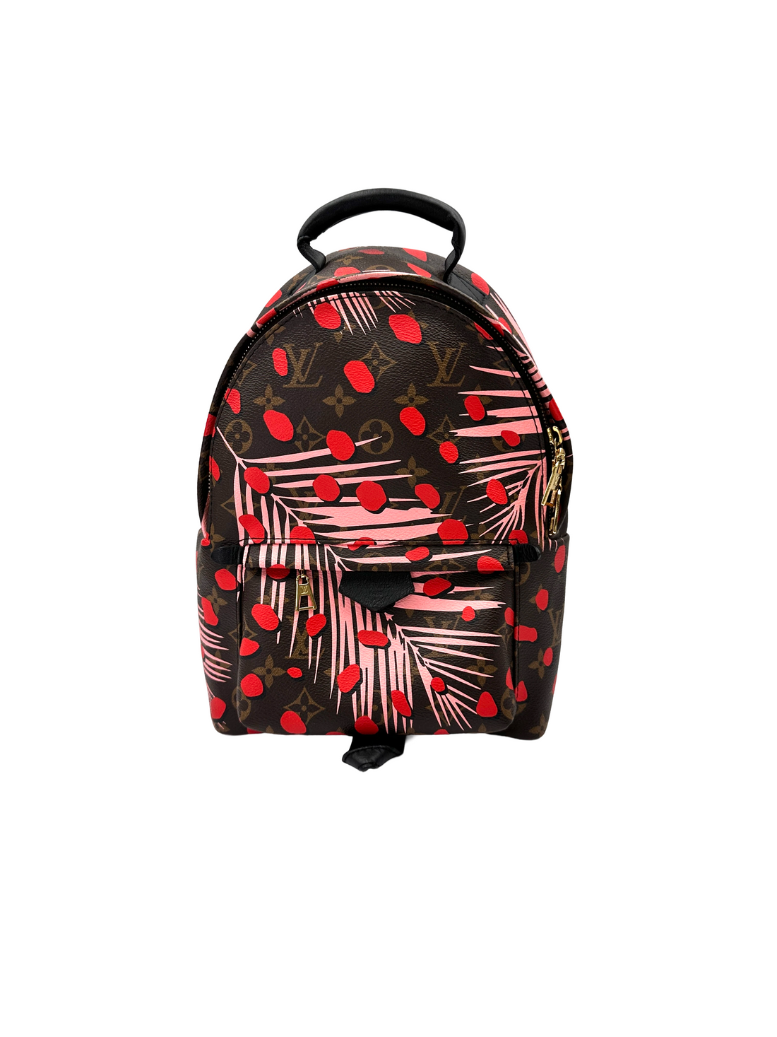 Louis Vuitton Palm Springs Jungle Dots Monogram Canvas Small Size Backpack LV3075
