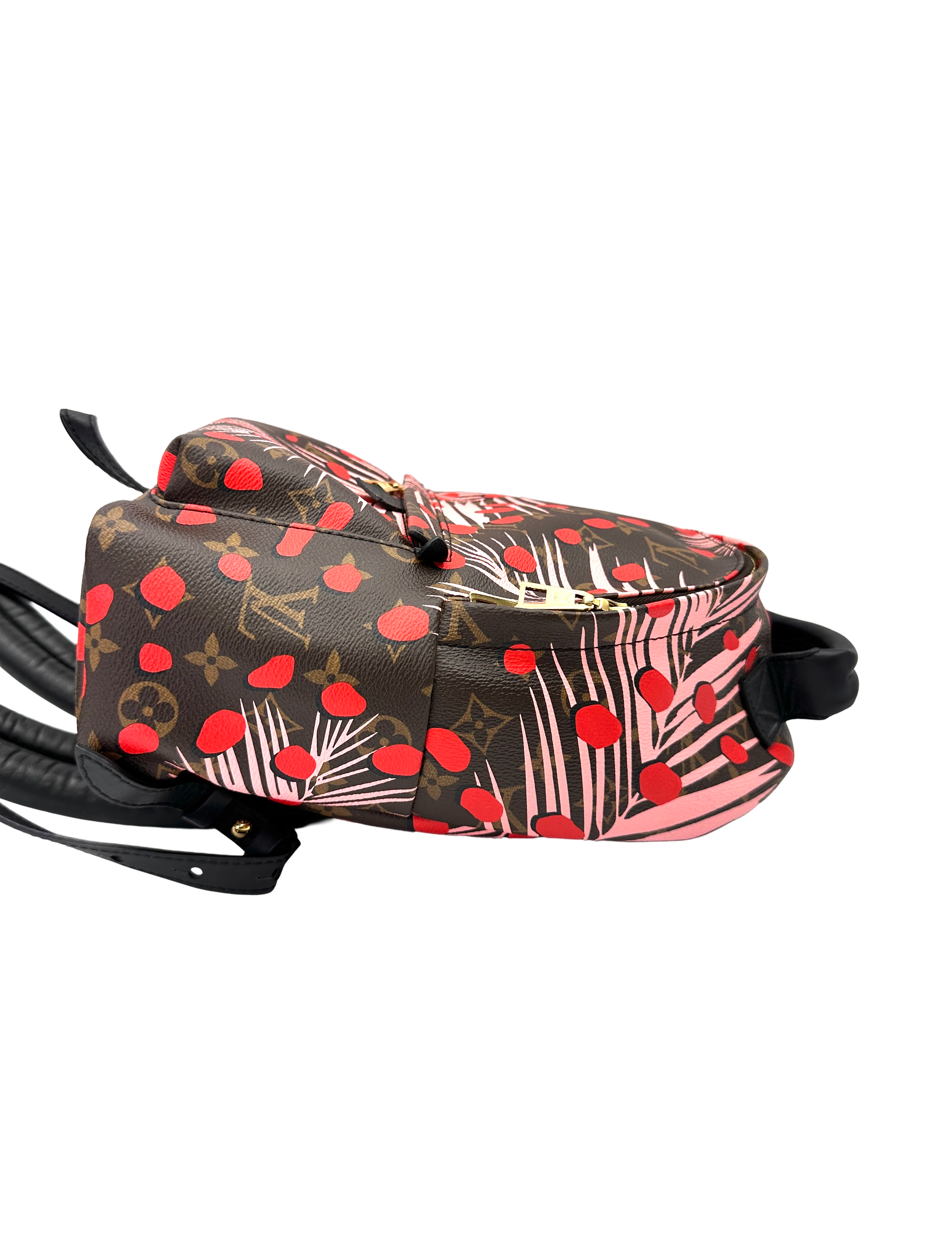 Louis Vuitton Palm Springs Jungle Dots Monogram Canvas Small Size Backpack LV3075