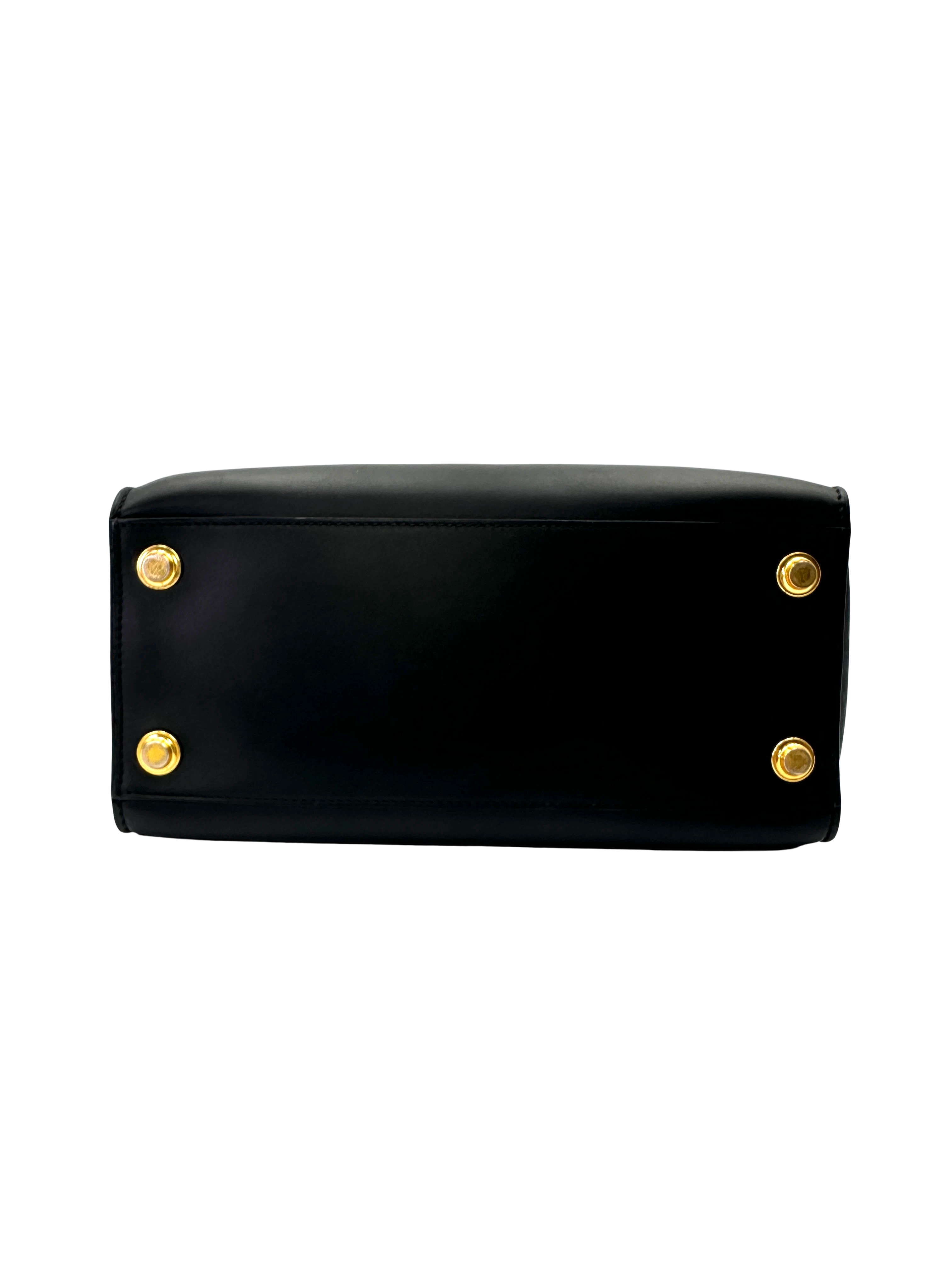 Louis Vuitton City Steamer PM Black Leather Handle Bag LV3074