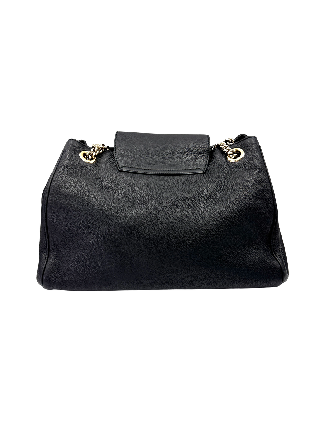 Gucci Emily Black Guccissima Leather Shoulder Bag GG1354