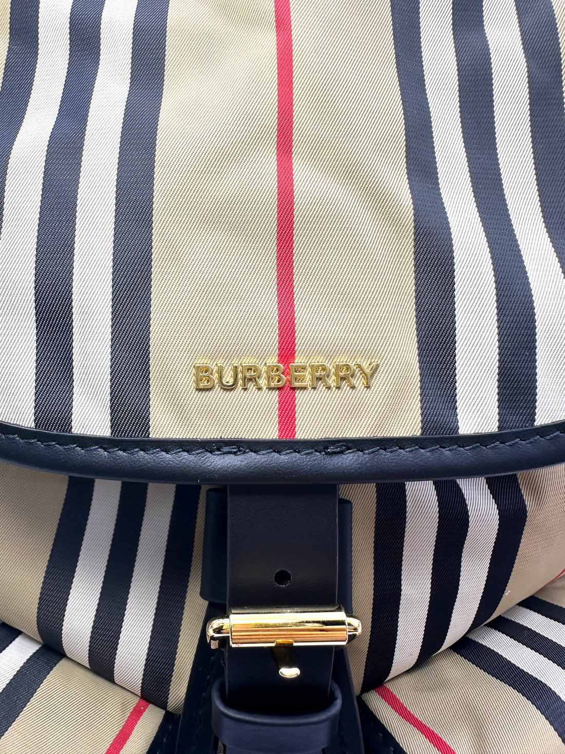Burberry Horseshoe Check Quilted Backpack BRC