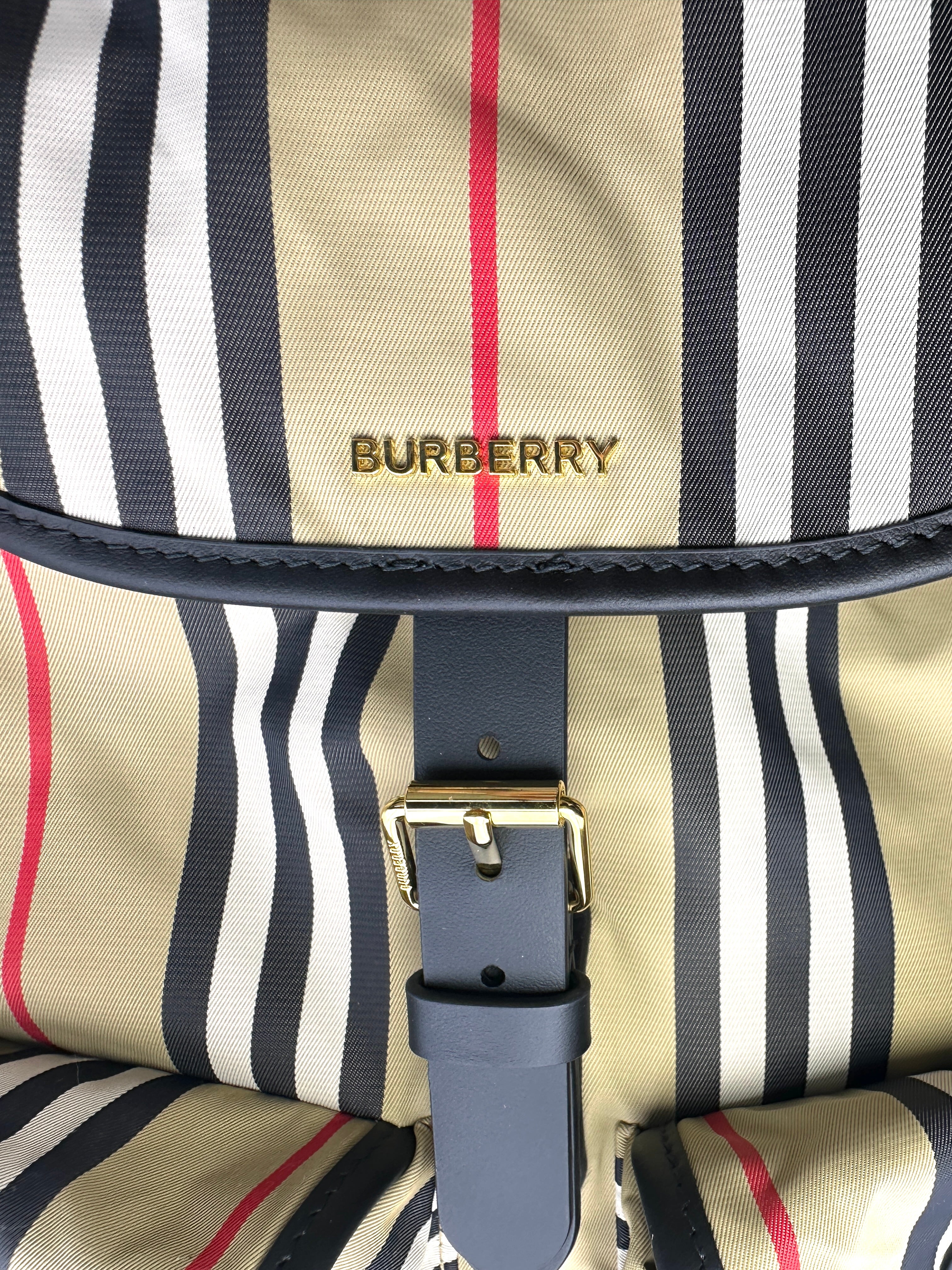Burberry Horseshoe Check Quilted Backpack BRC