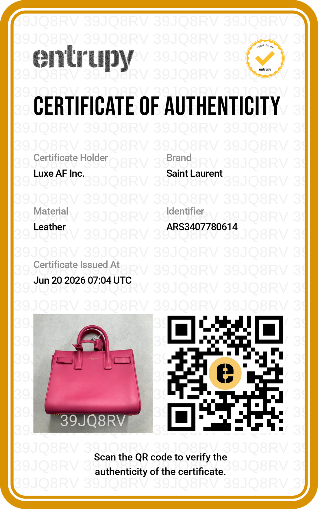 Saint Laurent Sac de Jour Pink Leather Handle Bag SL265