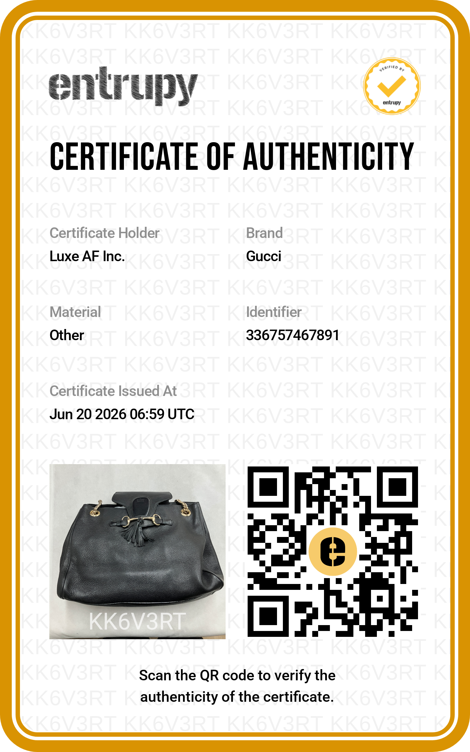 Gucci Emily Black Guccissima Leather Shoulder Bag GG1354