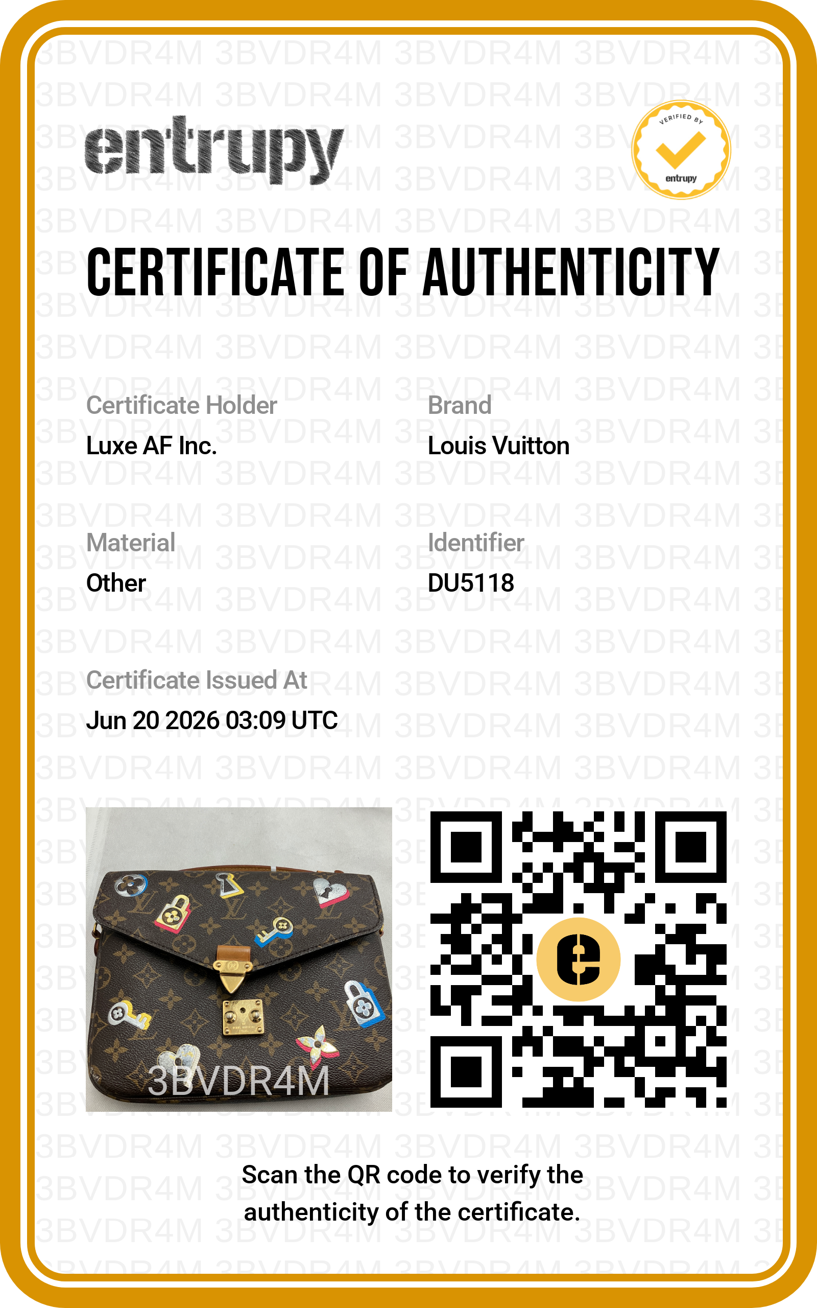 Louis Vuitton Love Lock Monogram Canvas Pochette Metis LV3071