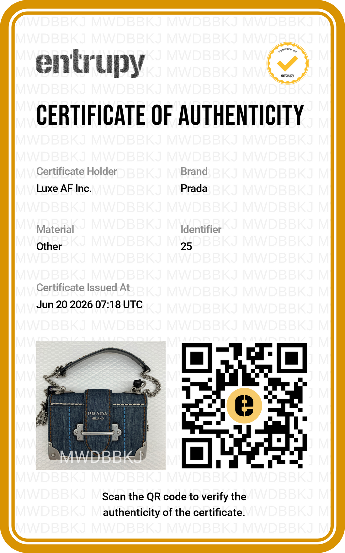 Prada Cahier Blue Denim Leather Shoulder Bag PR503