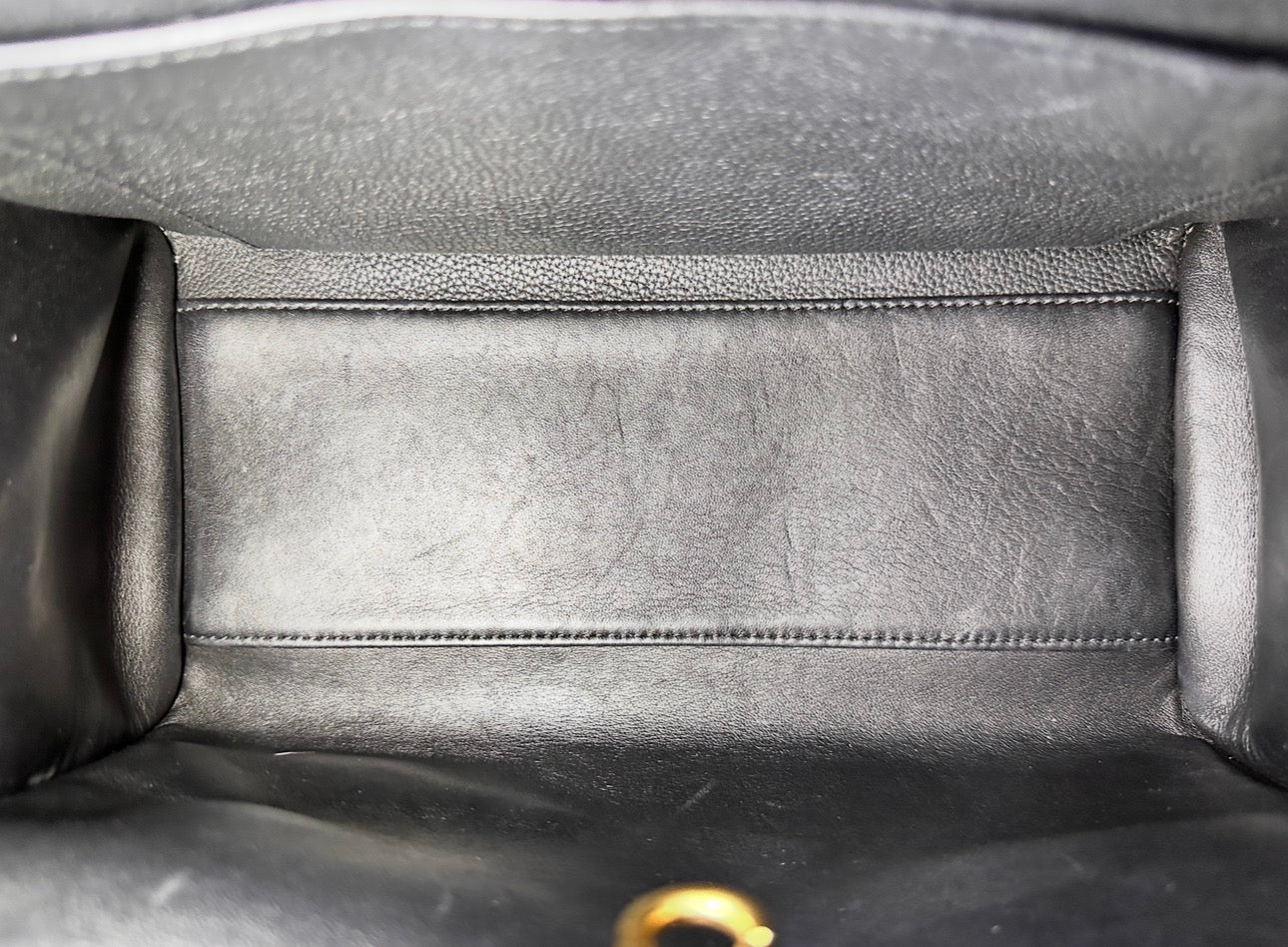 Louis Vuitton City Steamer PM Black Leather Handle Bag LV3074