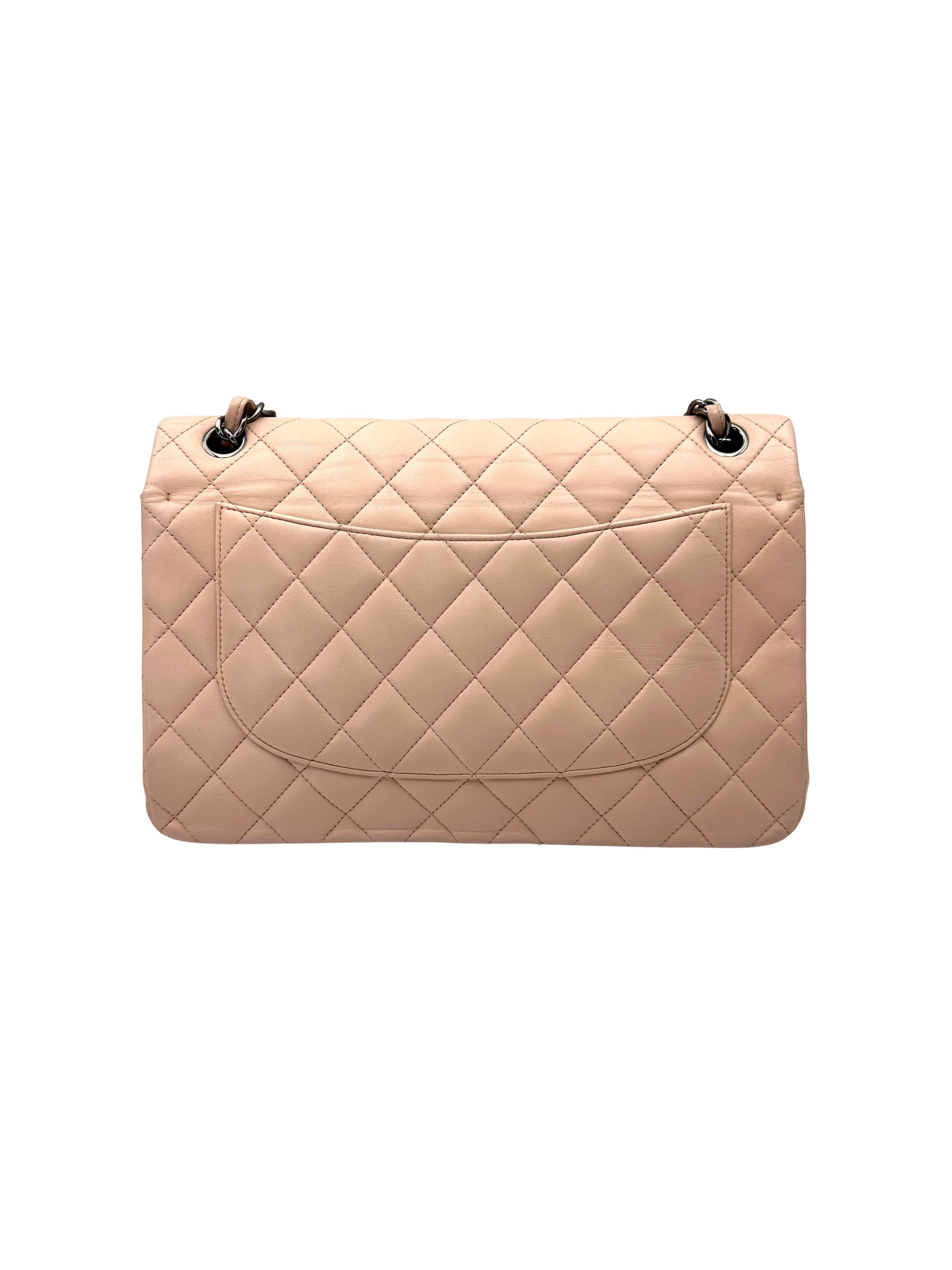 Chanel Classic Flap Beige Quilted Leather Jumbo Shoulder Bag(15***91) CC2220