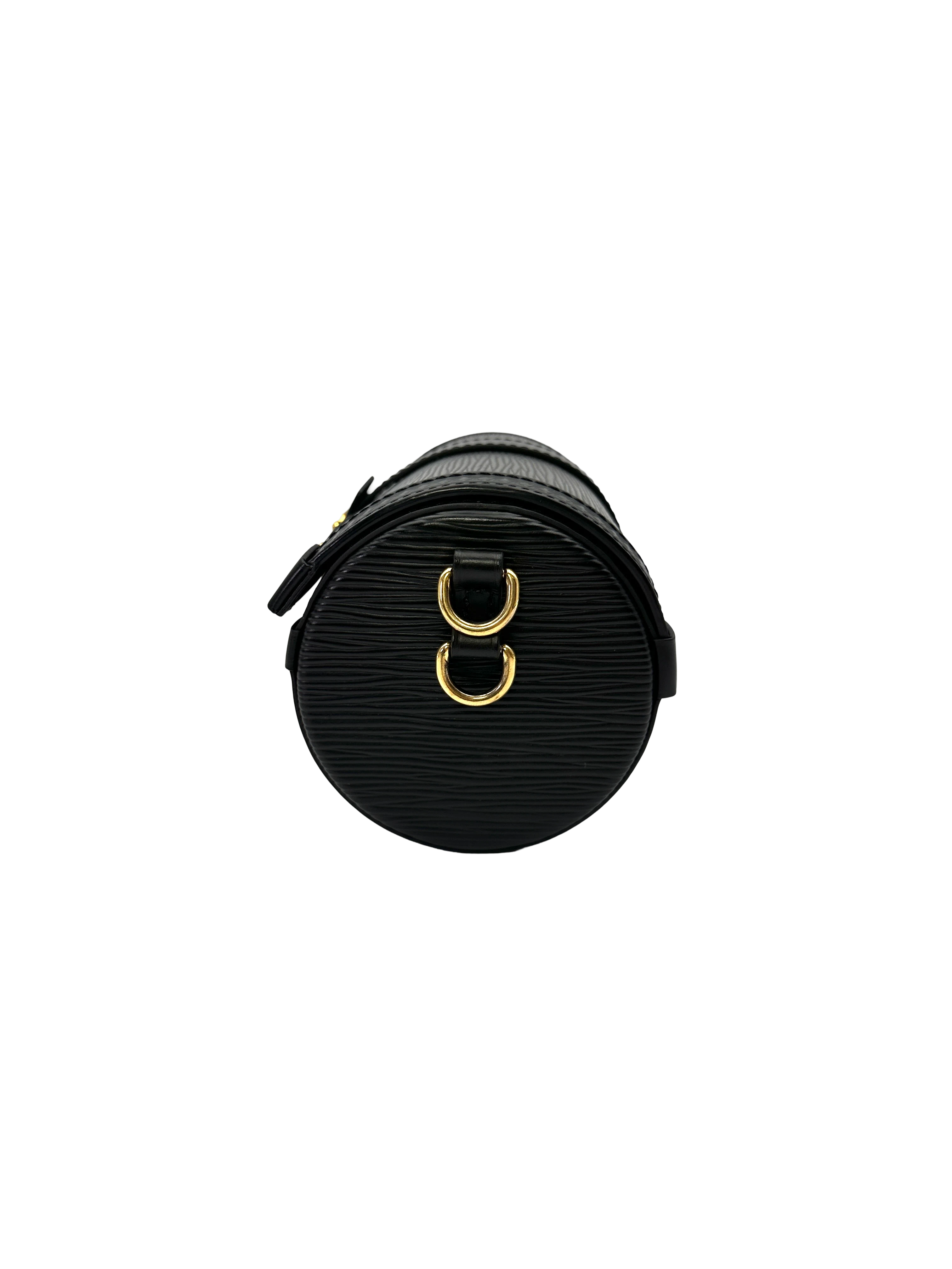 Louis Vuitton Papillon Black Epi Leather Shoulder Bag LV3080