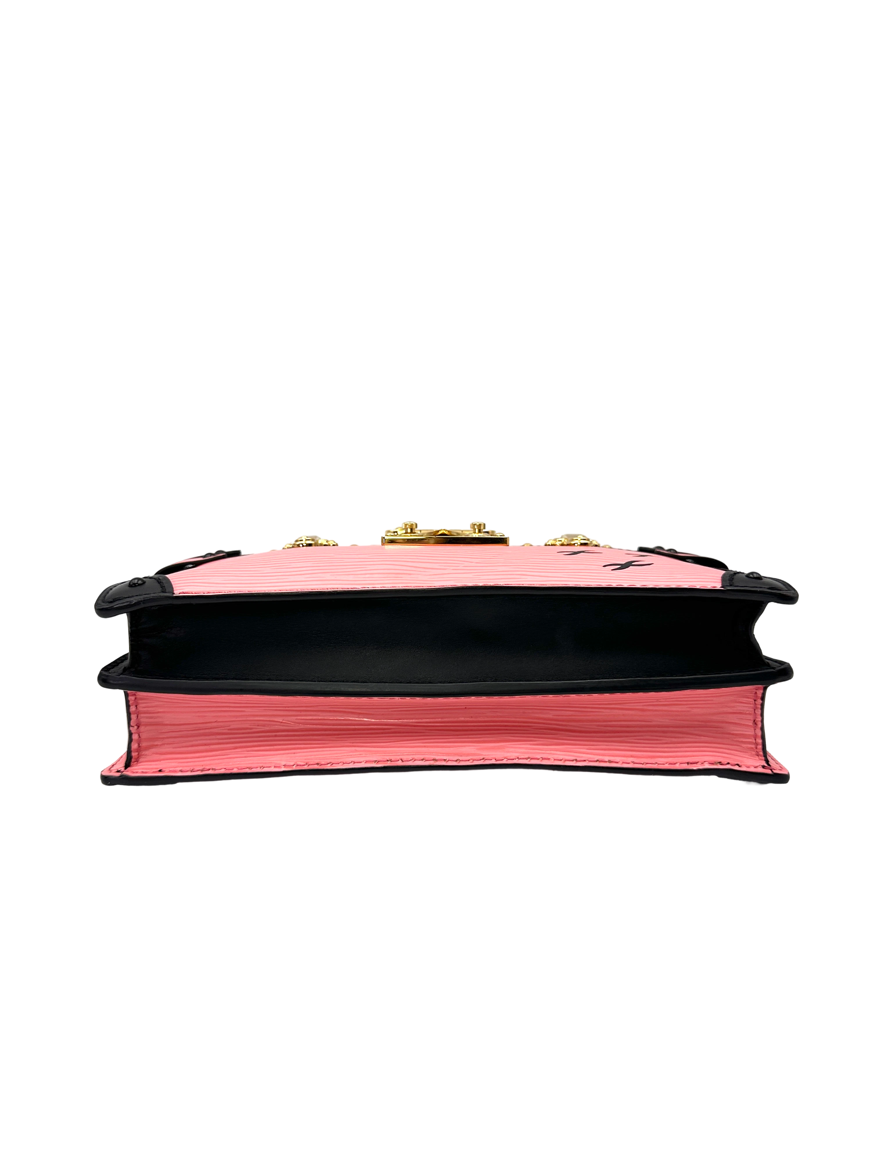 Louis Vuitton Trunk Clutch Pink Epi Leather Bag LV3081