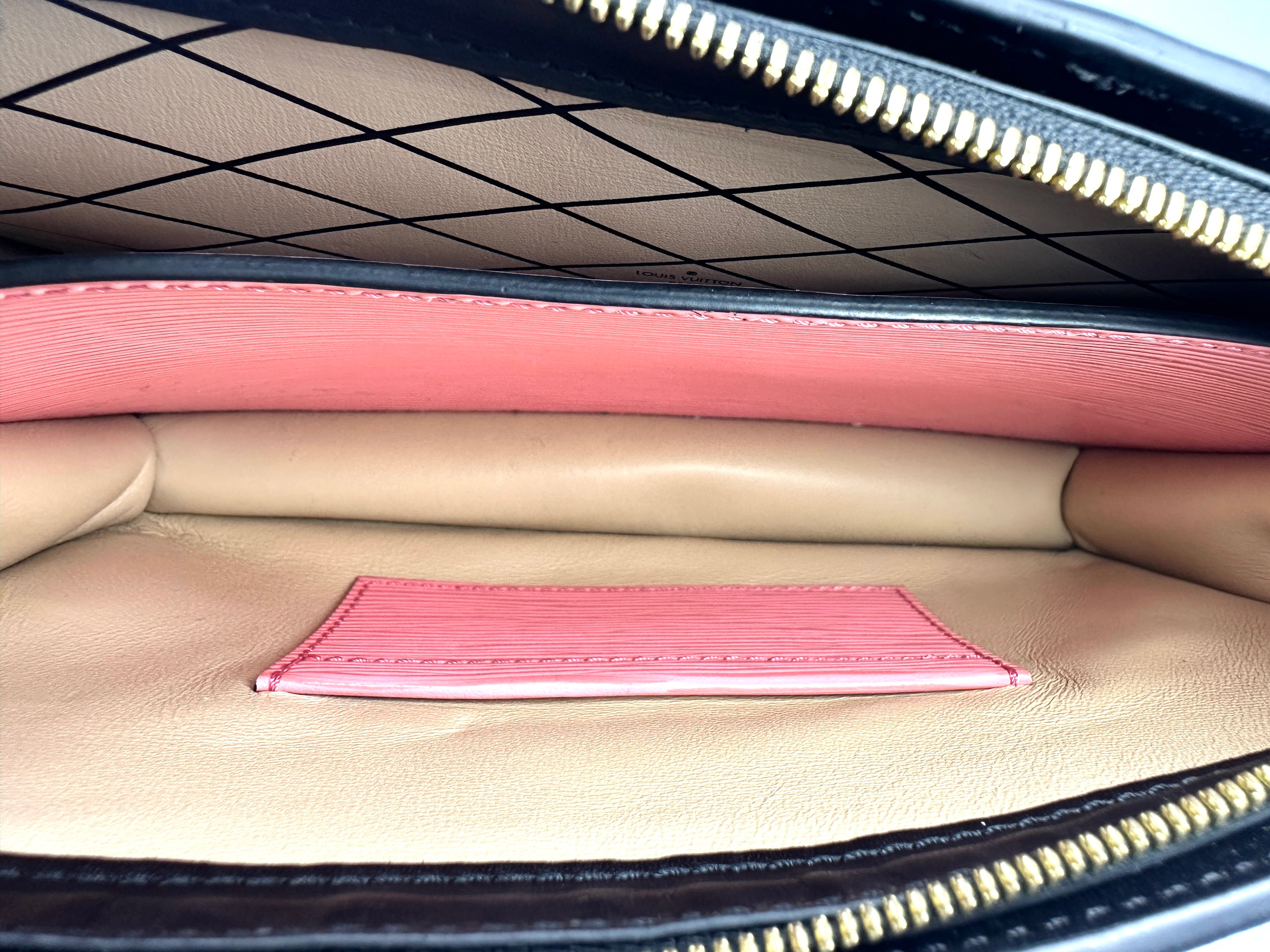 Louis Vuitton Trunk Clutch Pink Epi Leather Bag LV3081