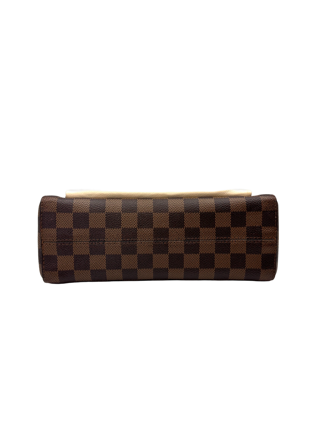 Louis Vuitton Vavin Damier Ebene & White Leather Canvas Wallet On Chain LV3079