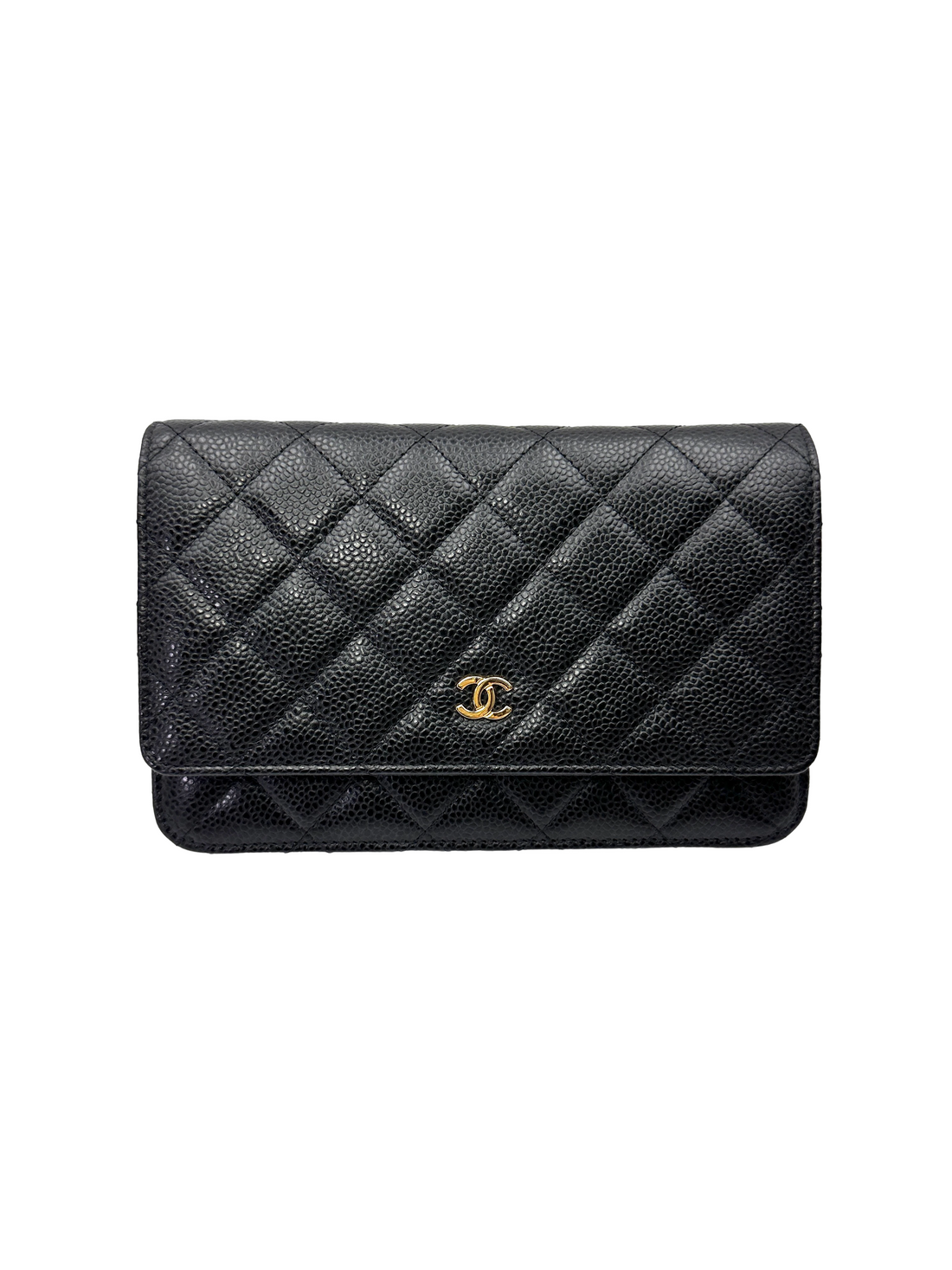 Chanel Black Quilted Leather Wallet On Chain(24***89) CC2221