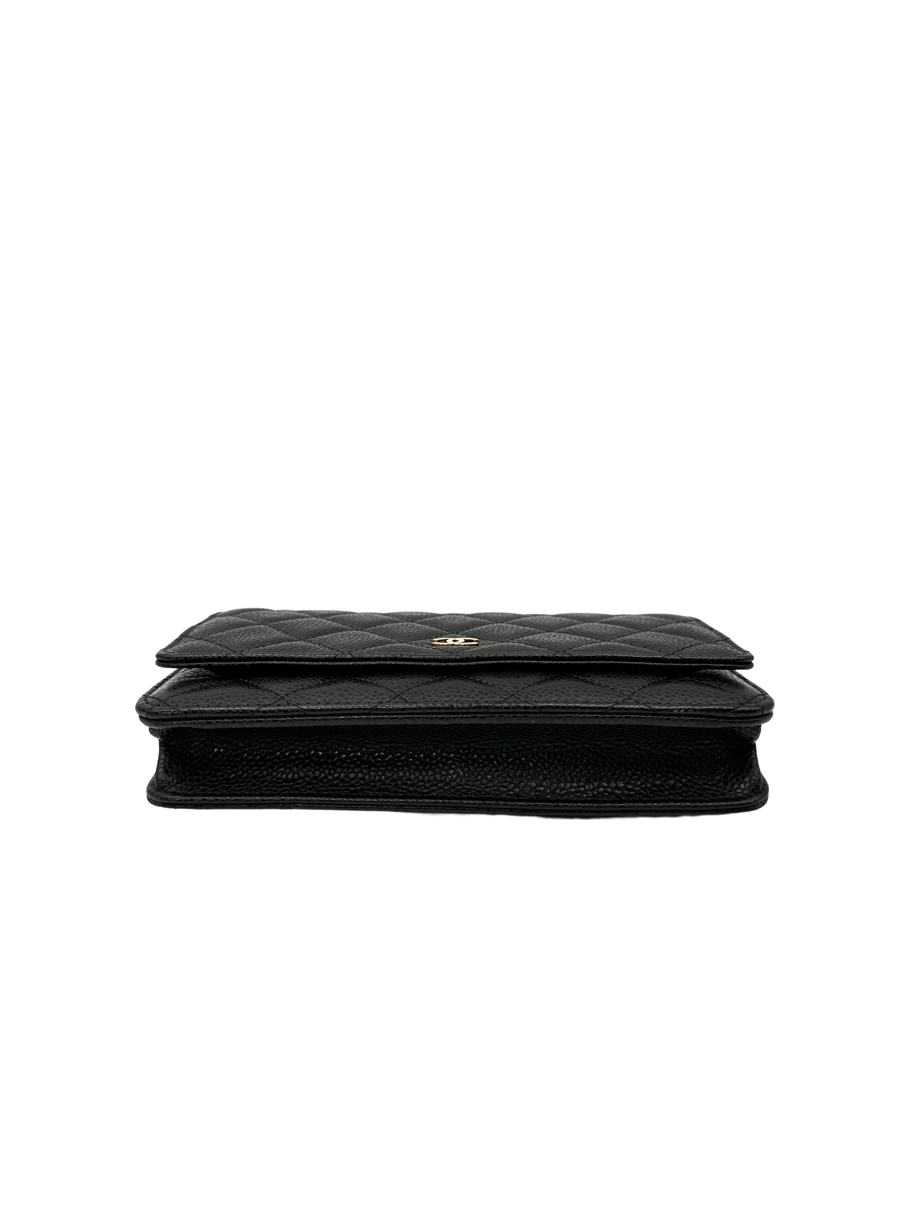 Chanel Black Quilted Leather Wallet On Chain(24***89) CC2221