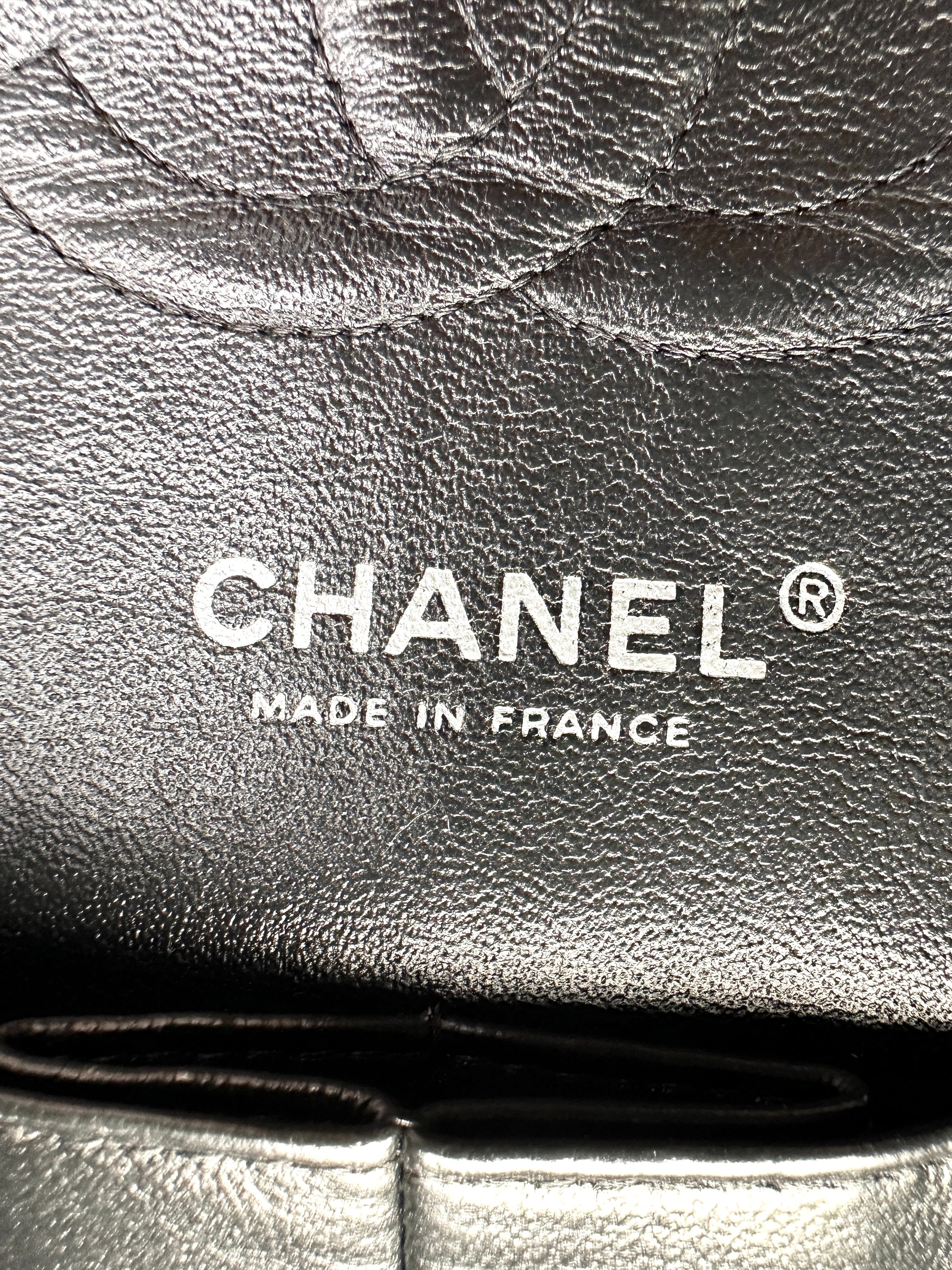 Chanel Classic Flap Black Quilted Leather Medium Size Shoulder Bag With Silver Buckle(13***87) CC2222