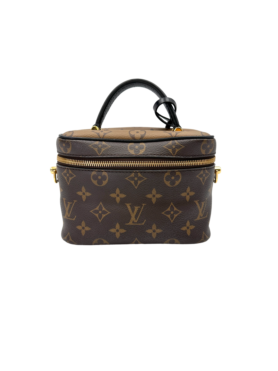 Louis Vuitton Vanity PM Monogram Reverse Canvas Handle Bag LV3085