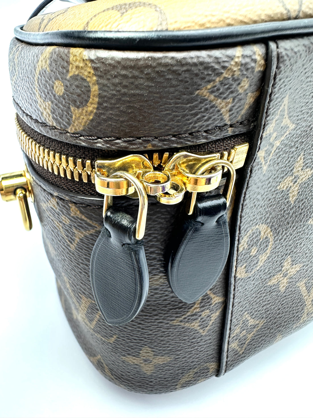 Louis Vuitton Vanity PM Monogram Reverse Canvas Handle Bag LV3085